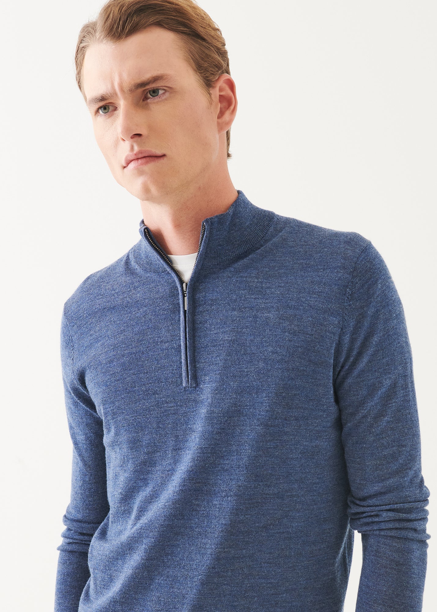 Extra-Fine Merino Quarter Zip - PATRICK ASSARAF