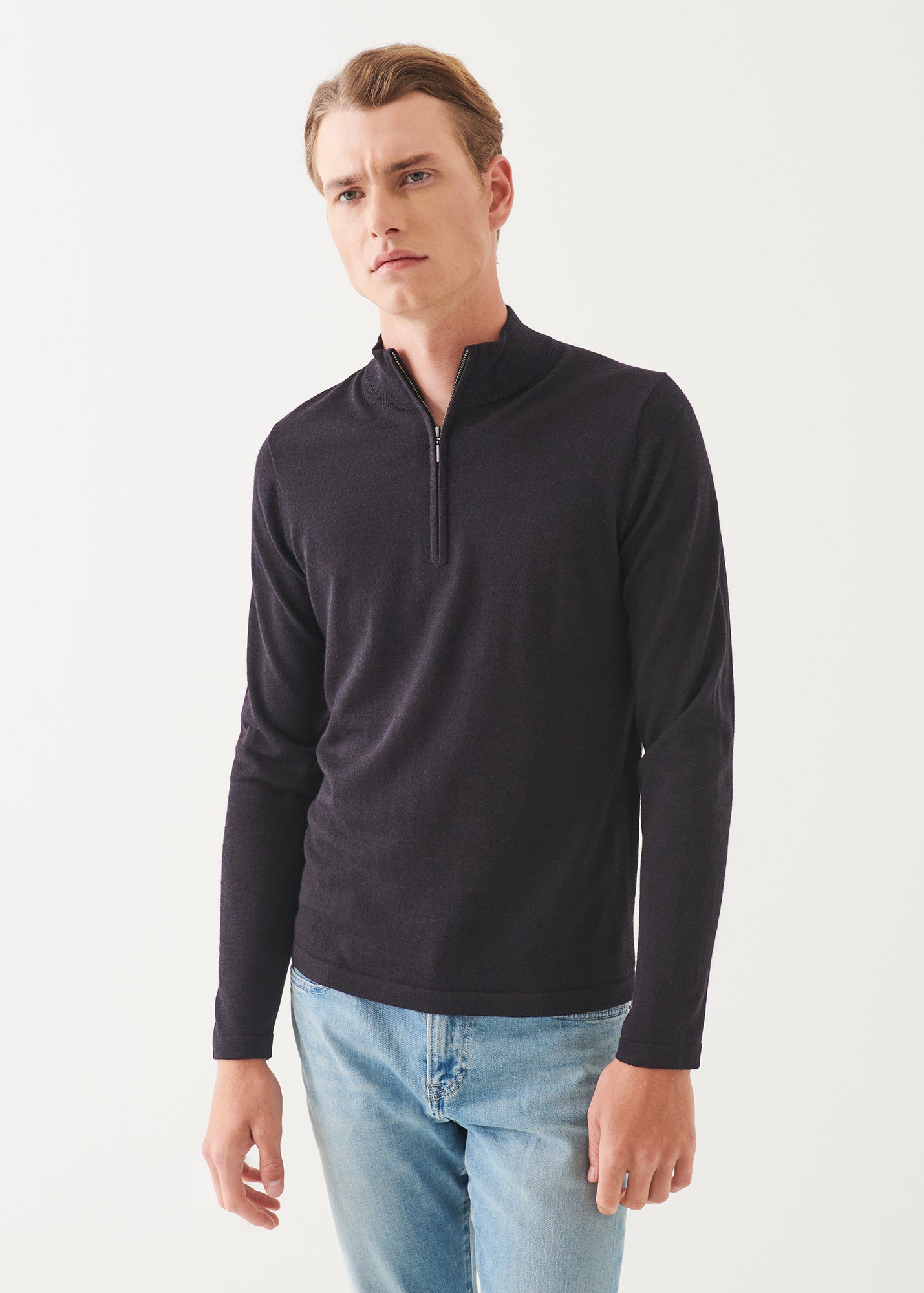 Extra-Fine Merino Quarter Zip - PATRICK ASSARAF