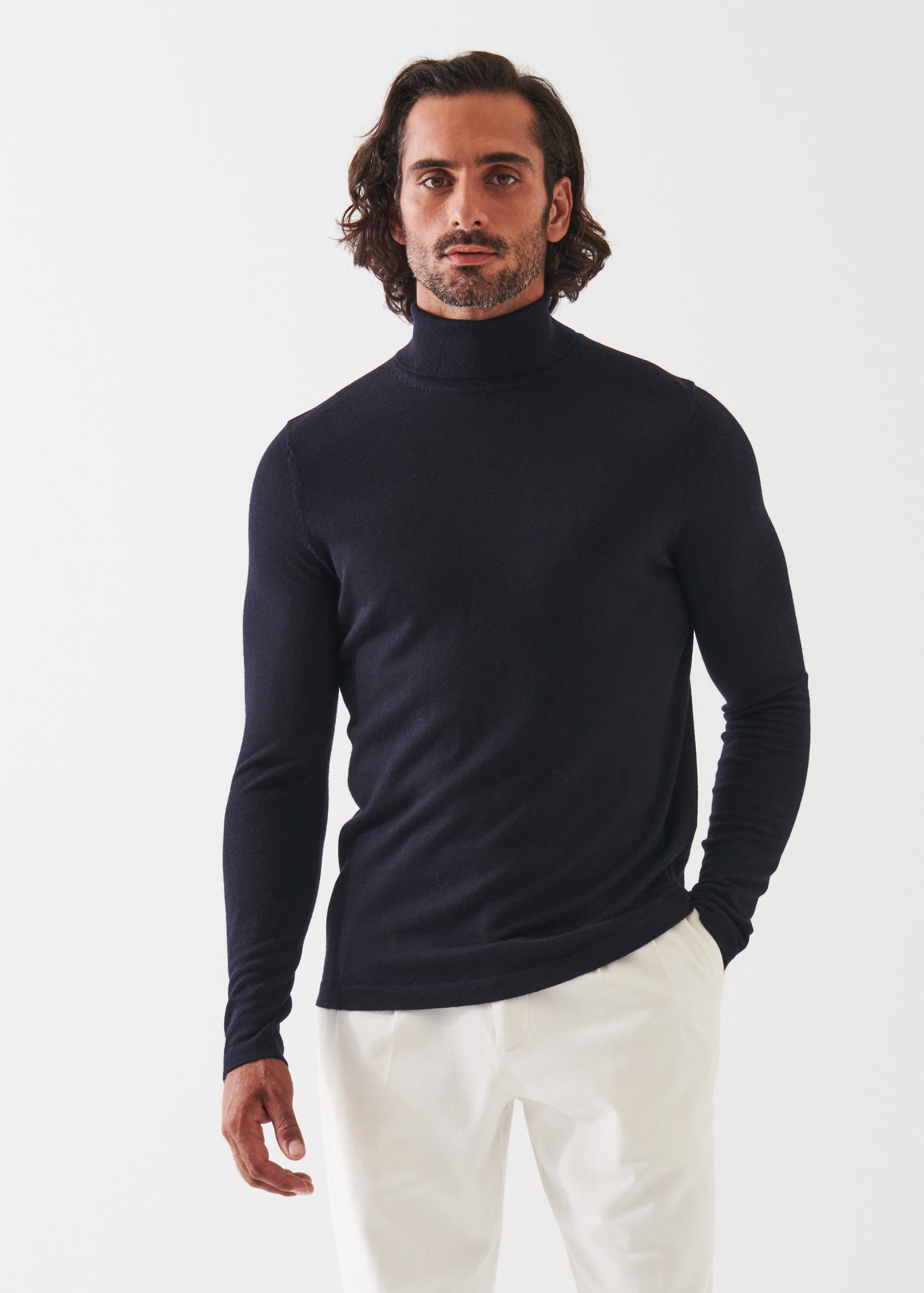 Extra-Fine Merino Turtleneck