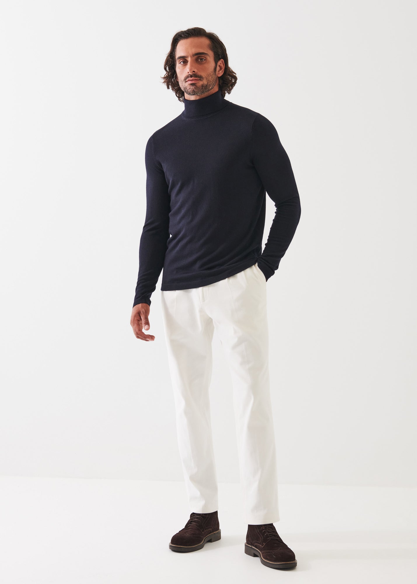 Extra-Fine Merino Turtleneck