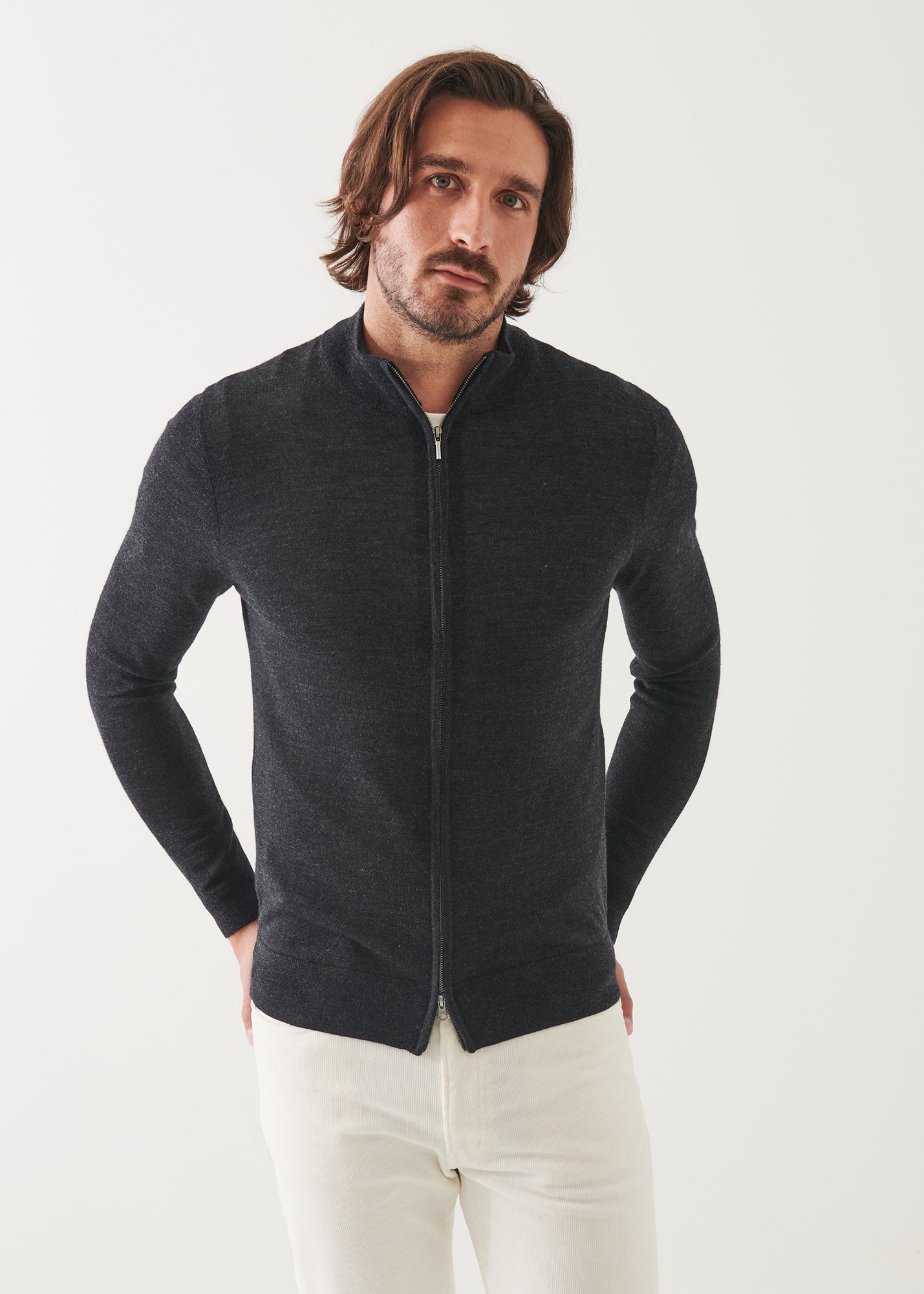 Extra-Fine Merino Full Zip - PATRICK ASSARAF