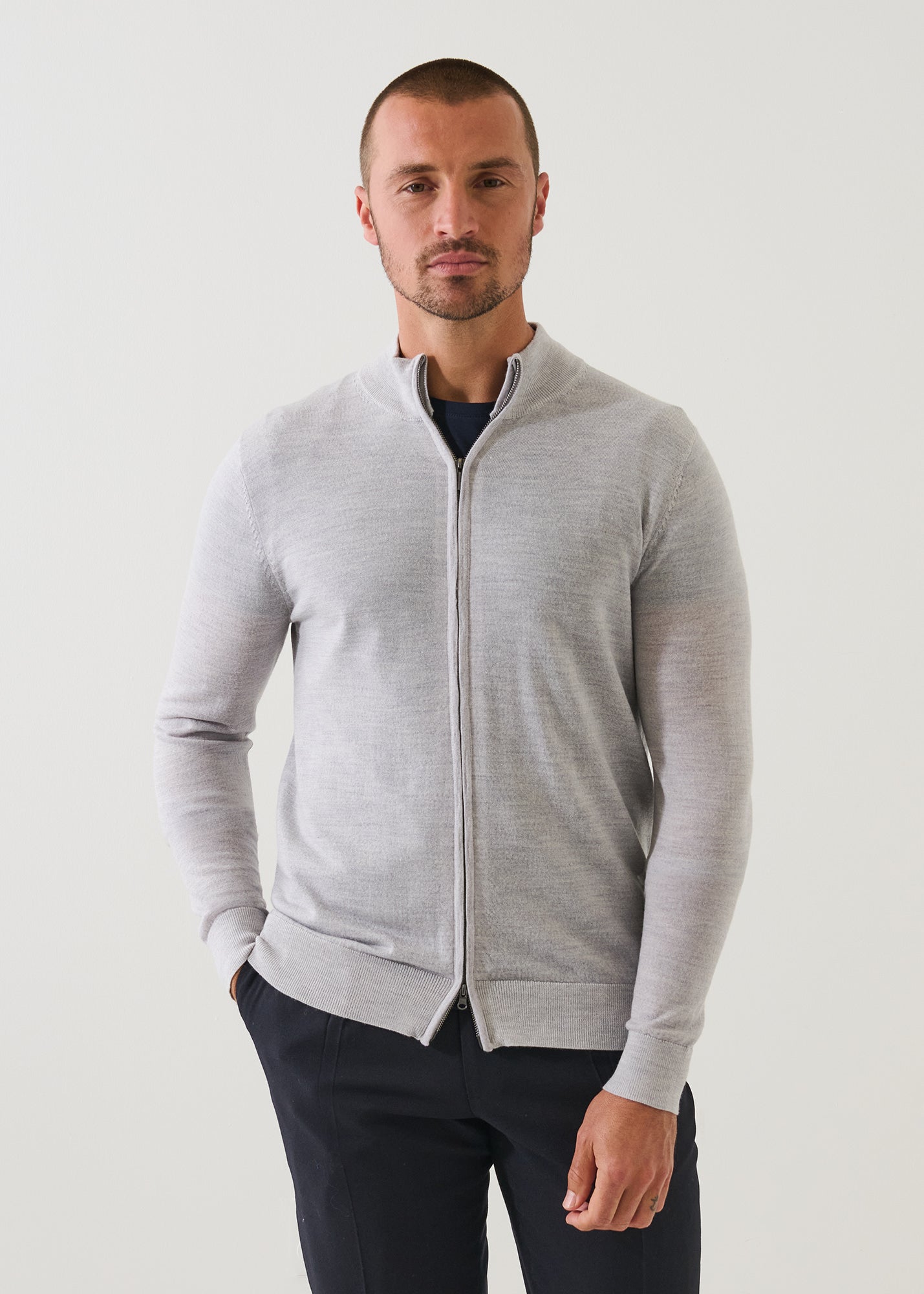 Extra-Fine Merino Full Zip