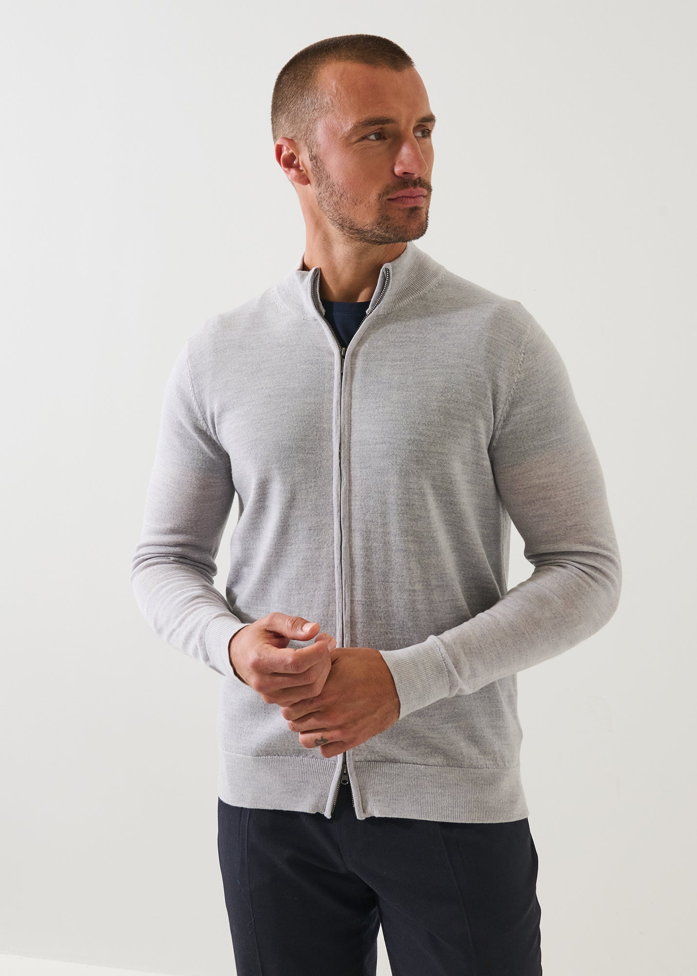 Extra-Fine Merino Full Zip