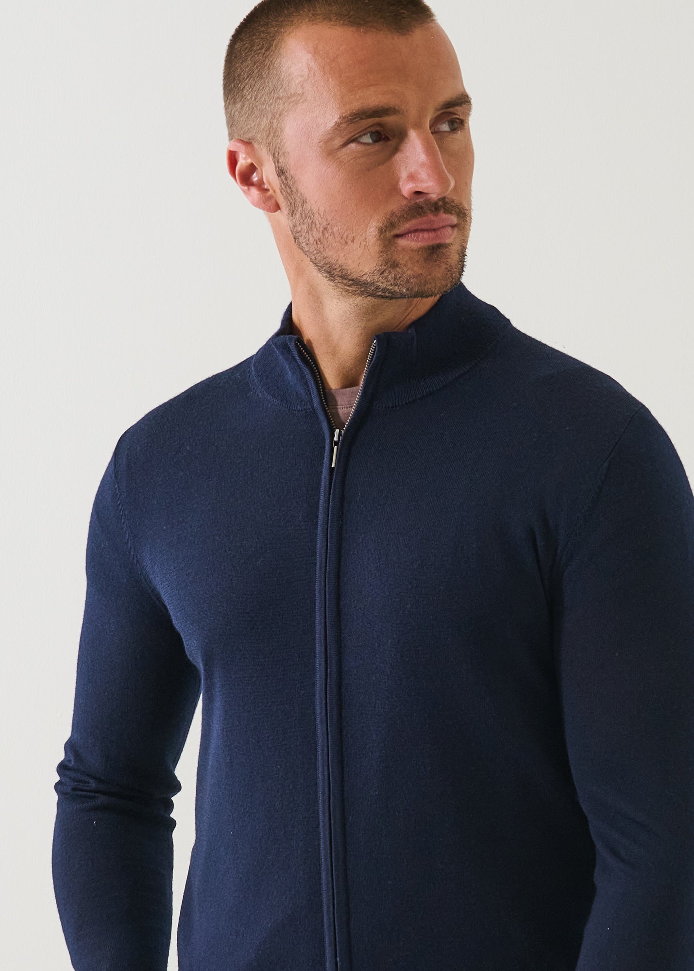 Extra-Fine Merino Full Zip - PATRICK ASSARAF