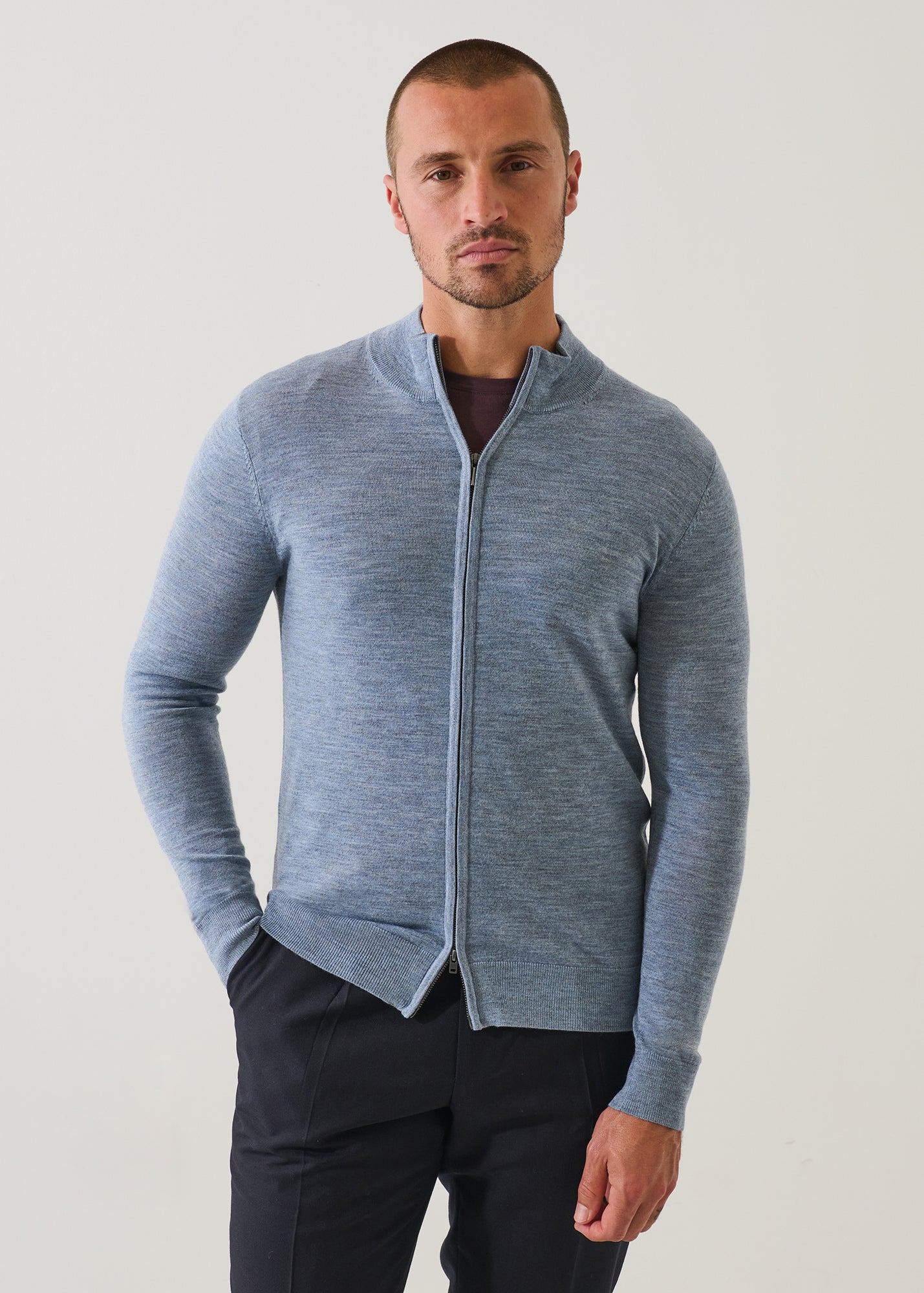 Extra-Fine Merino Full Zip