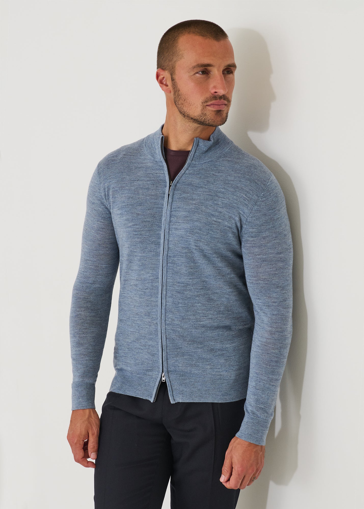 Extra-Fine Merino Full Zip