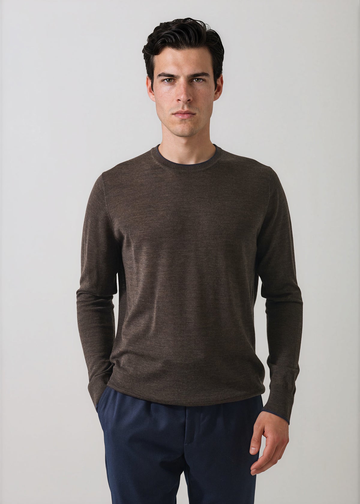 Superfine Merino Crewneck - PATRICK ASSARAF