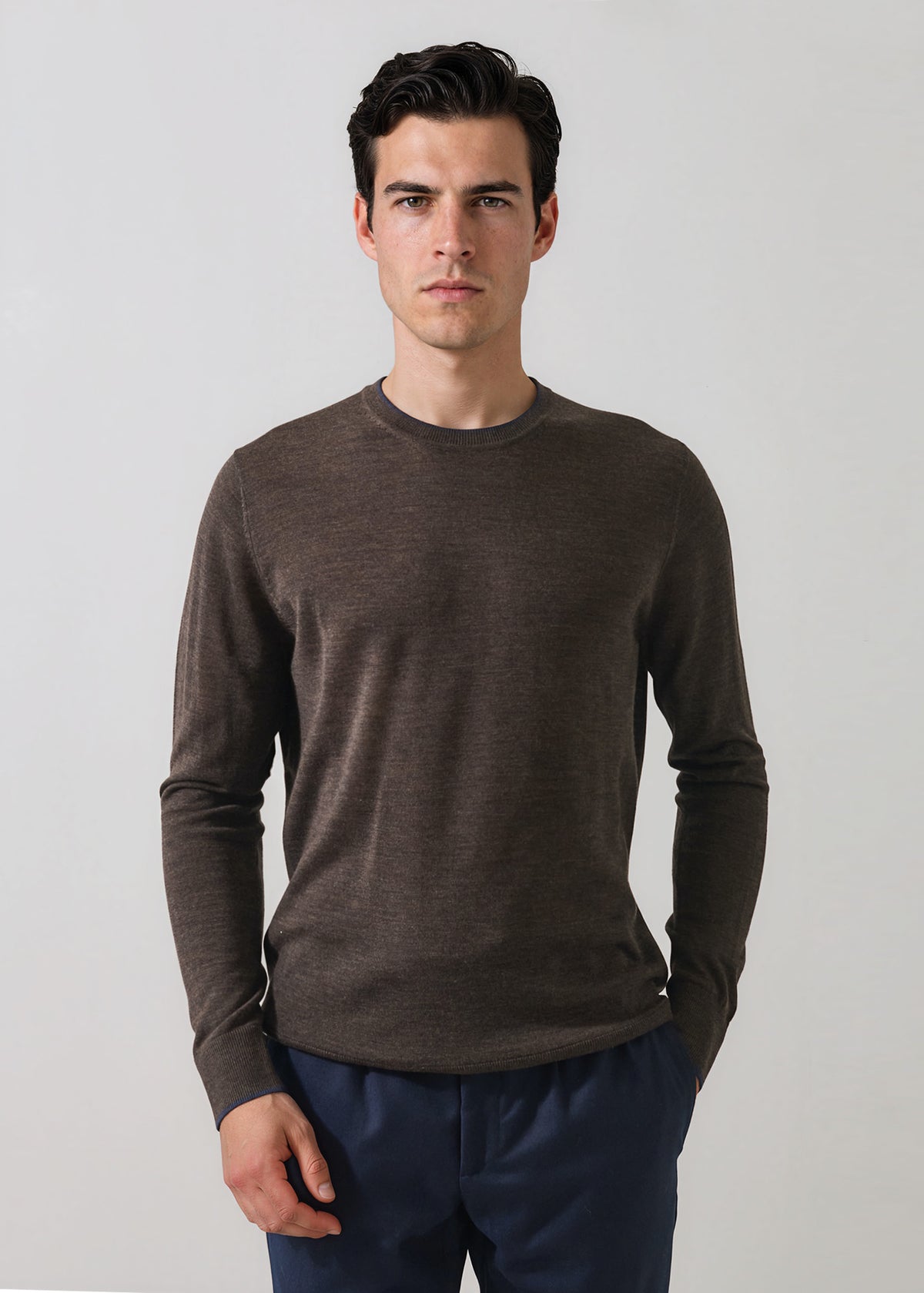 Superfine Merino Crewneck - PATRICK ASSARAF