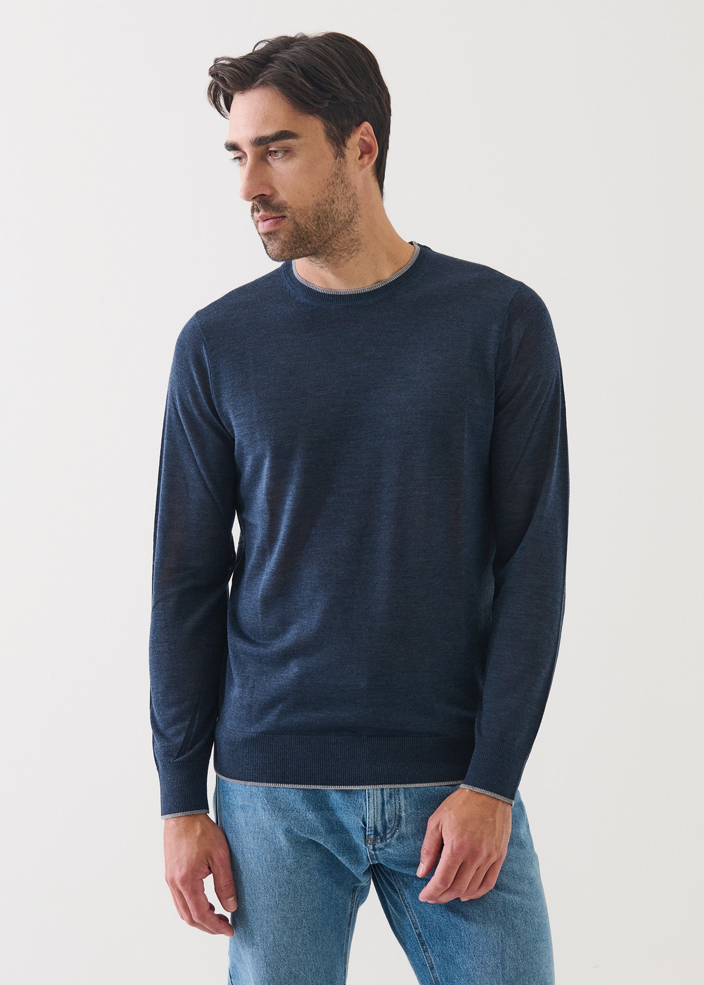 Superfine Merino Crewneck - PATRICK ASSARAF
