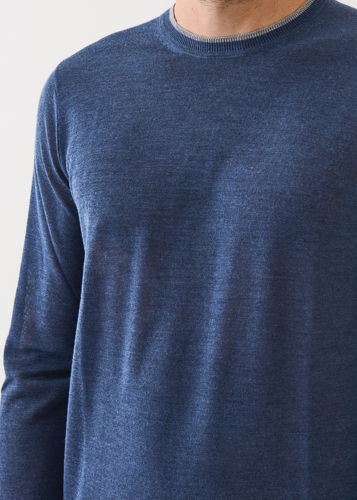 Superfine Merino Crewneck - PATRICK ASSARAF