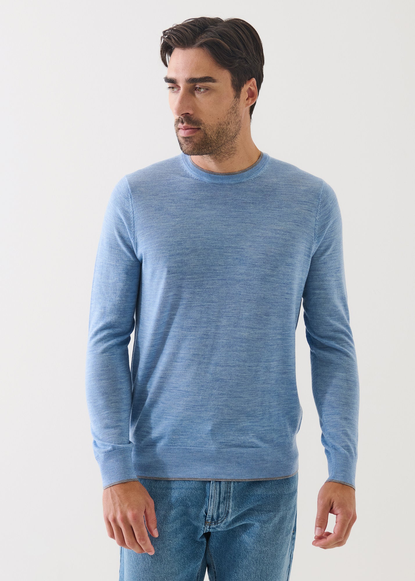 Superfine Merino Crewneck - PATRICK ASSARAF