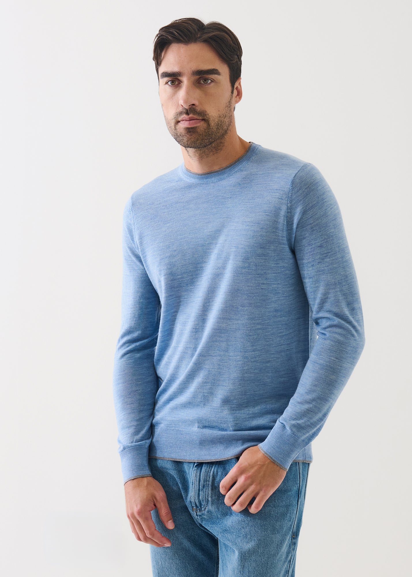 Superfine Merino Crewneck - PATRICK ASSARAF