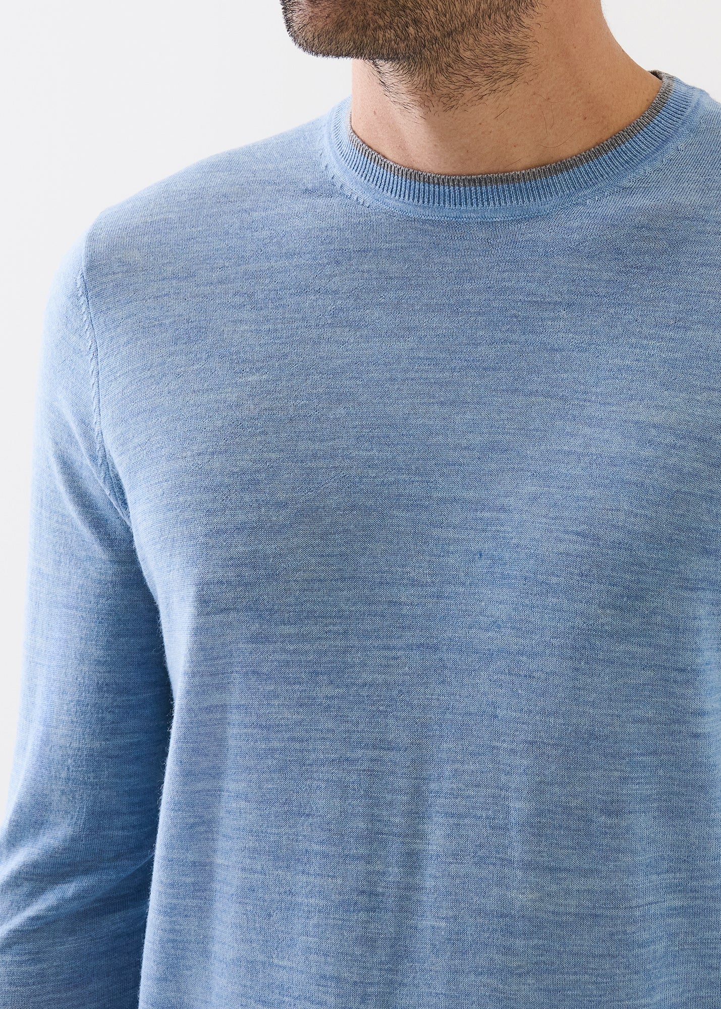 Superfine Merino Crewneck - PATRICK ASSARAF