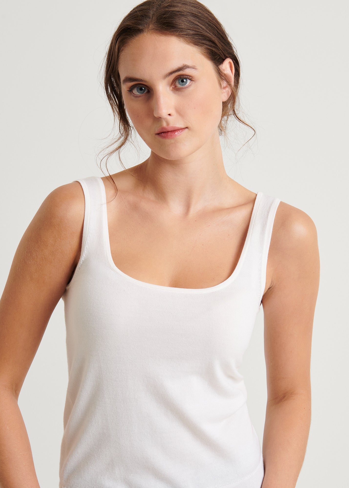 Superfine Merino Fitted Tank