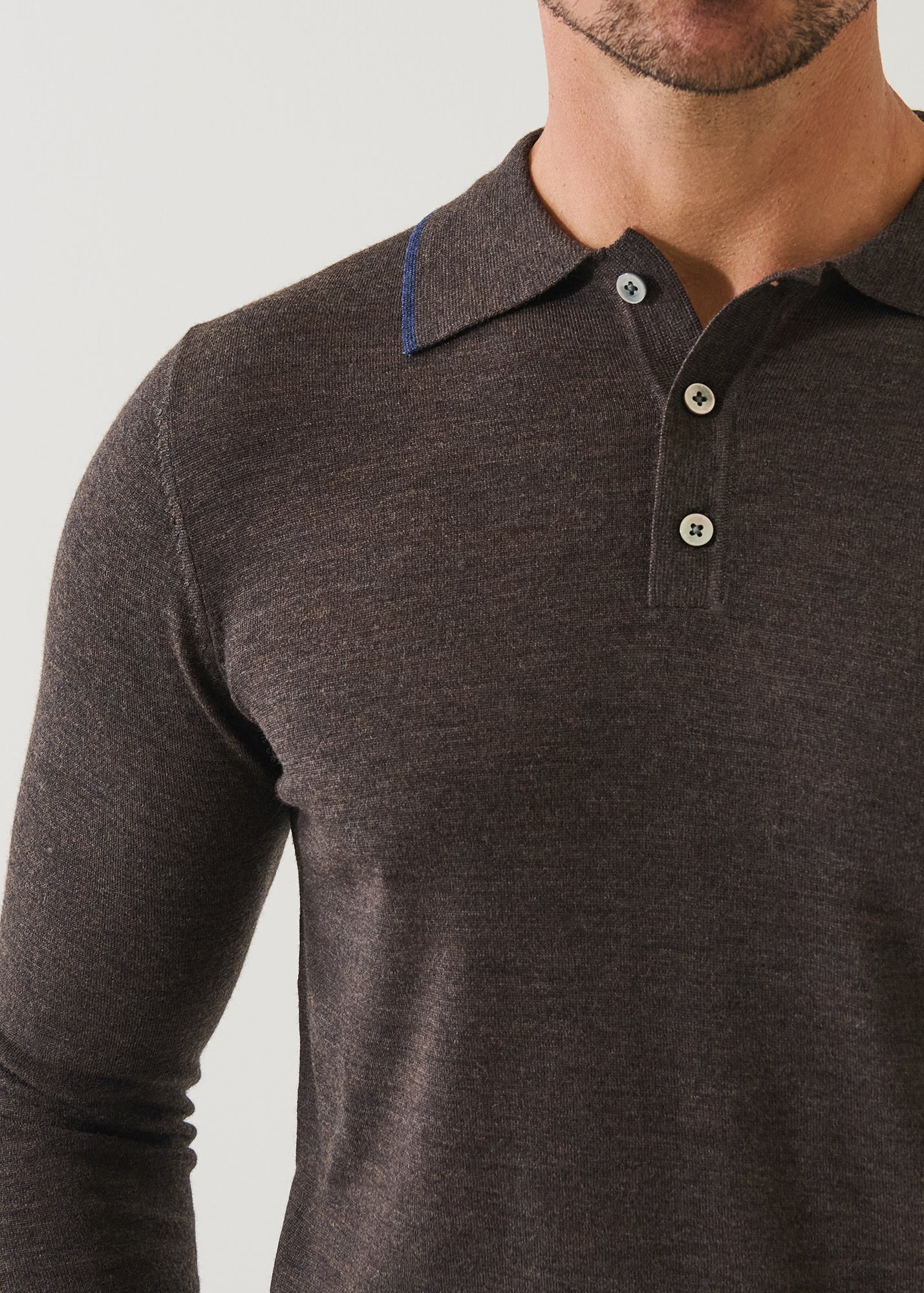 Superfine Merino Button Polo