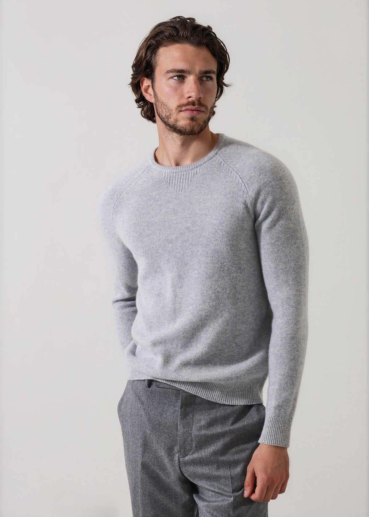 Superfine Lambswool Crewneck - PATRICK ASSARAF