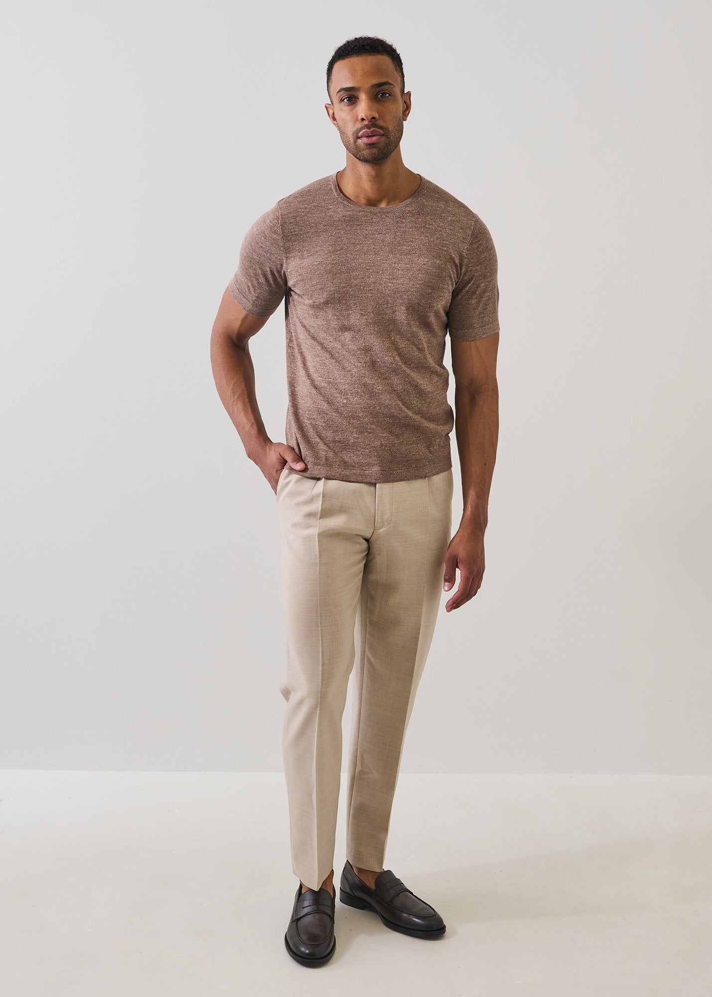 Linen Cotton Crewneck Sweater - PATRICK ASSARAF