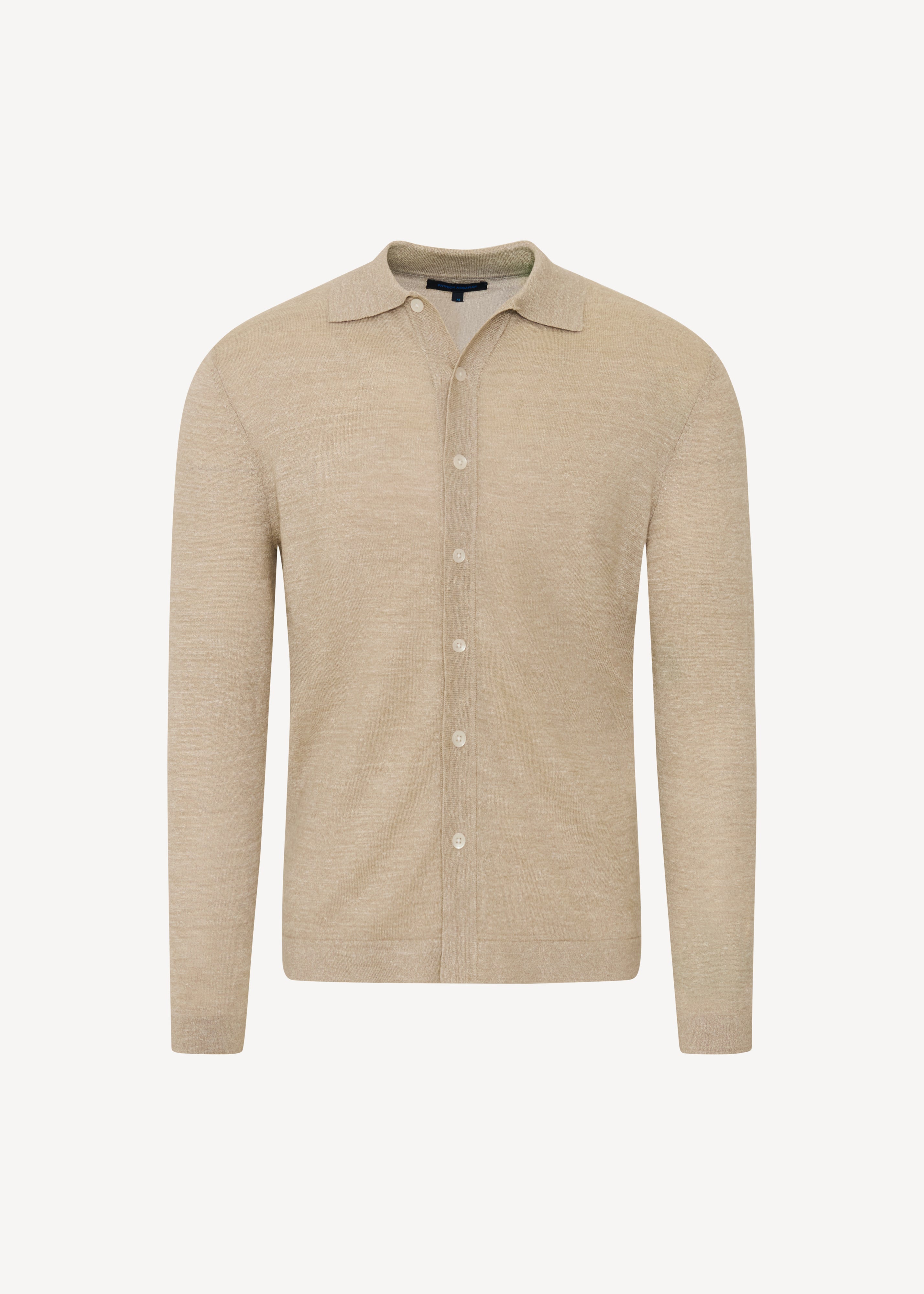 Merino Linen Button Up Knit Shirt - PATRICK ASSARAF