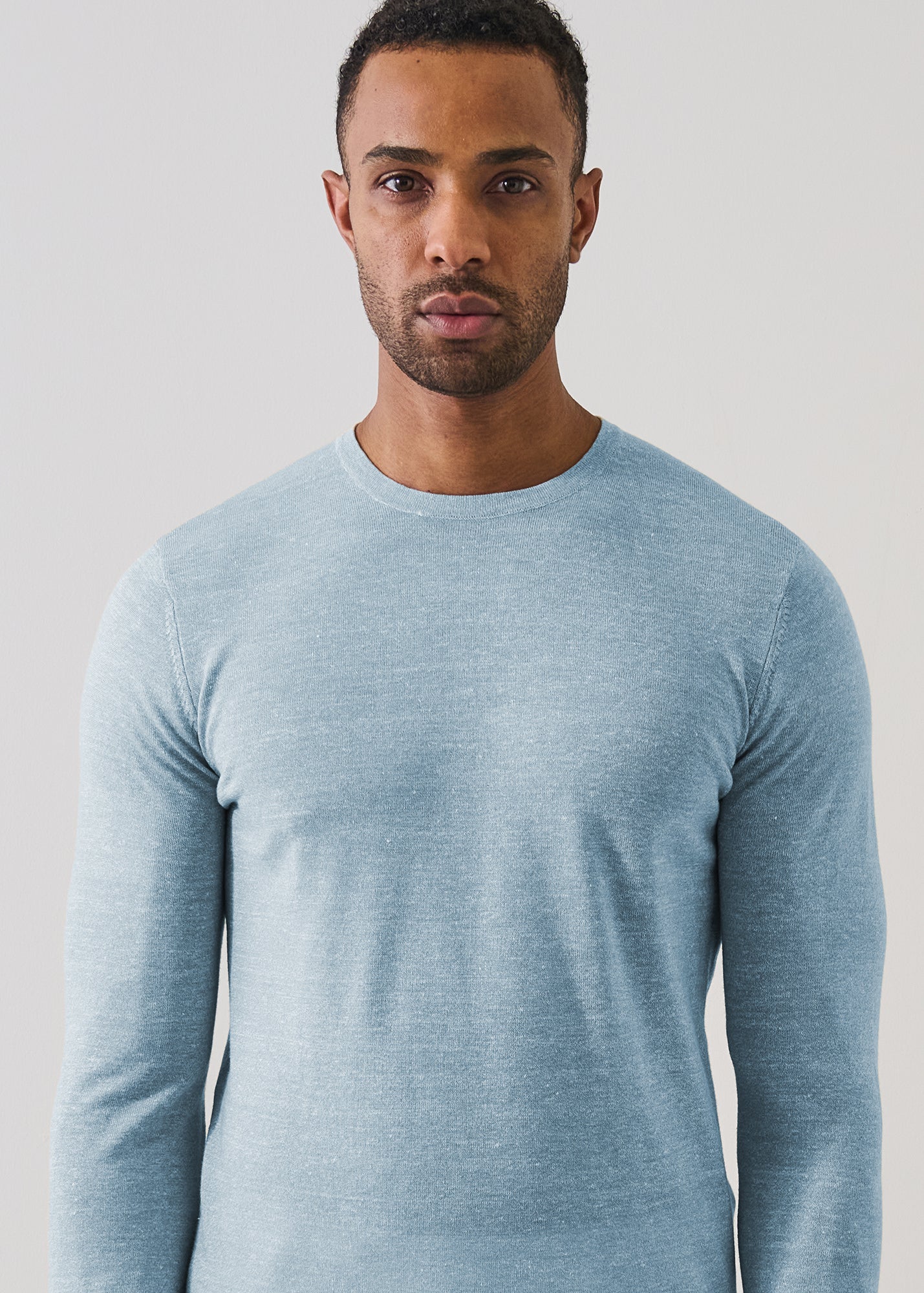 Merino Linen Crewneck Sweater - PATRICK ASSARAF
