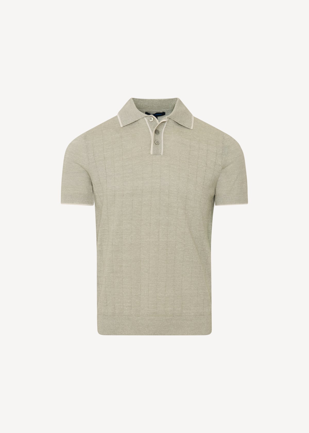 Merino Linen Drop Needle Polo - PATRICK ASSARAF