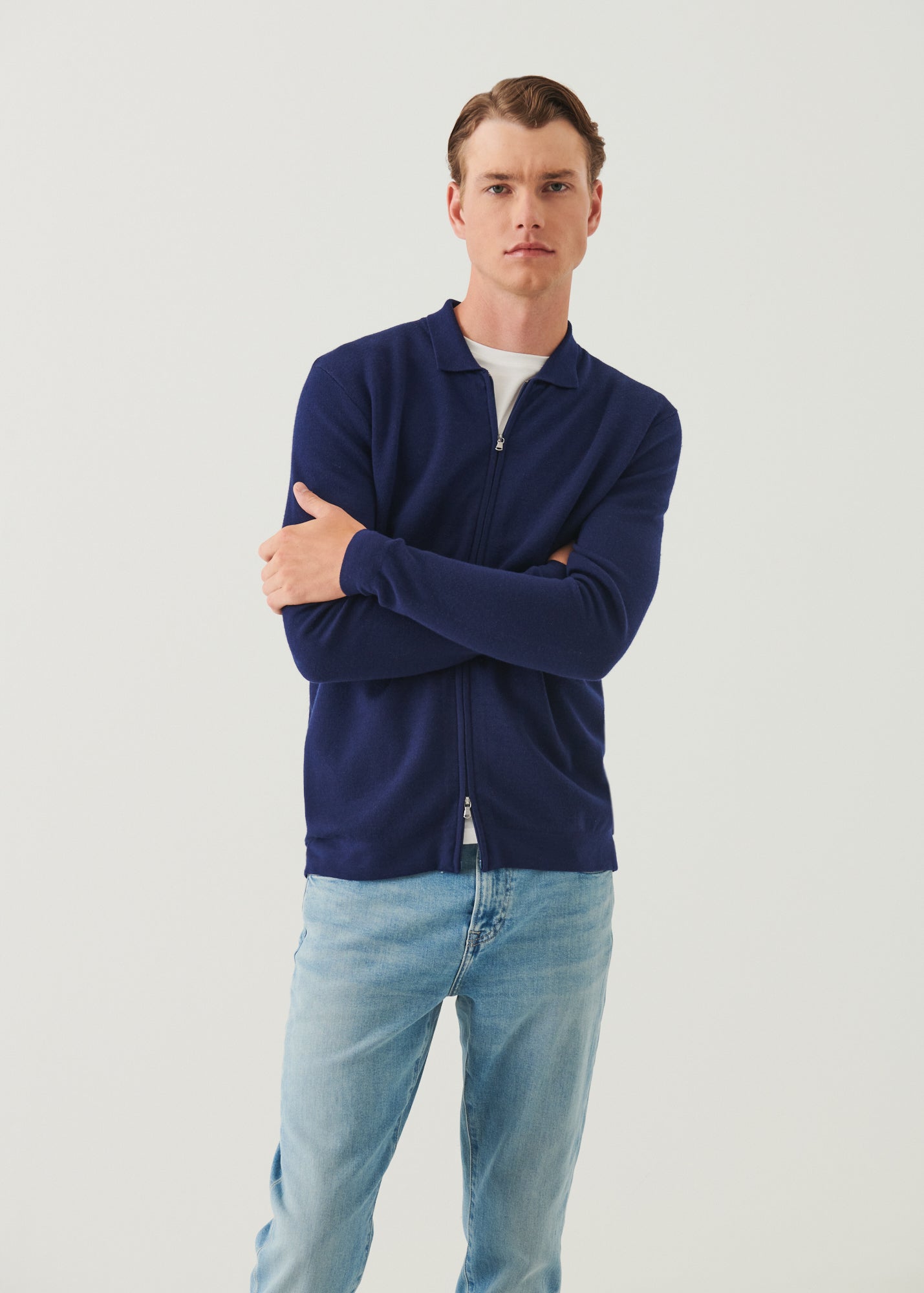 Double Face Full Zip Shirt Jacket