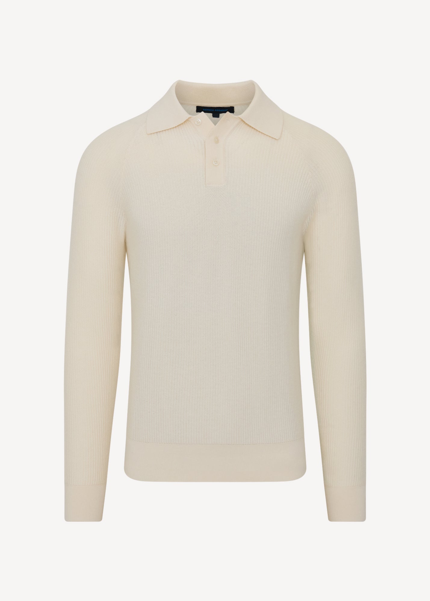 Cotton Blend Wide Rib Polo