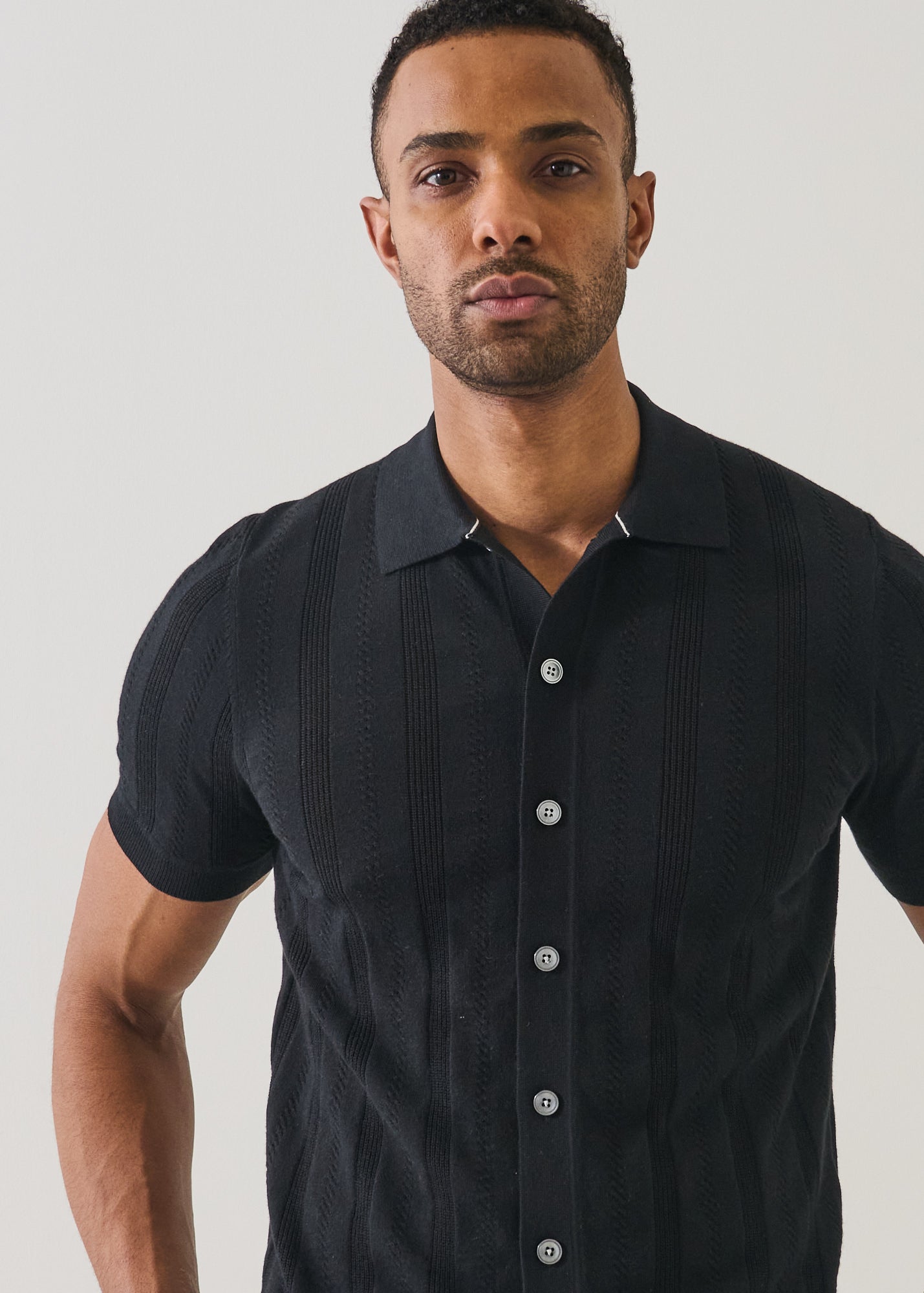 Cotton Cashmere Knit Shirt - PATRICK ASSARAF