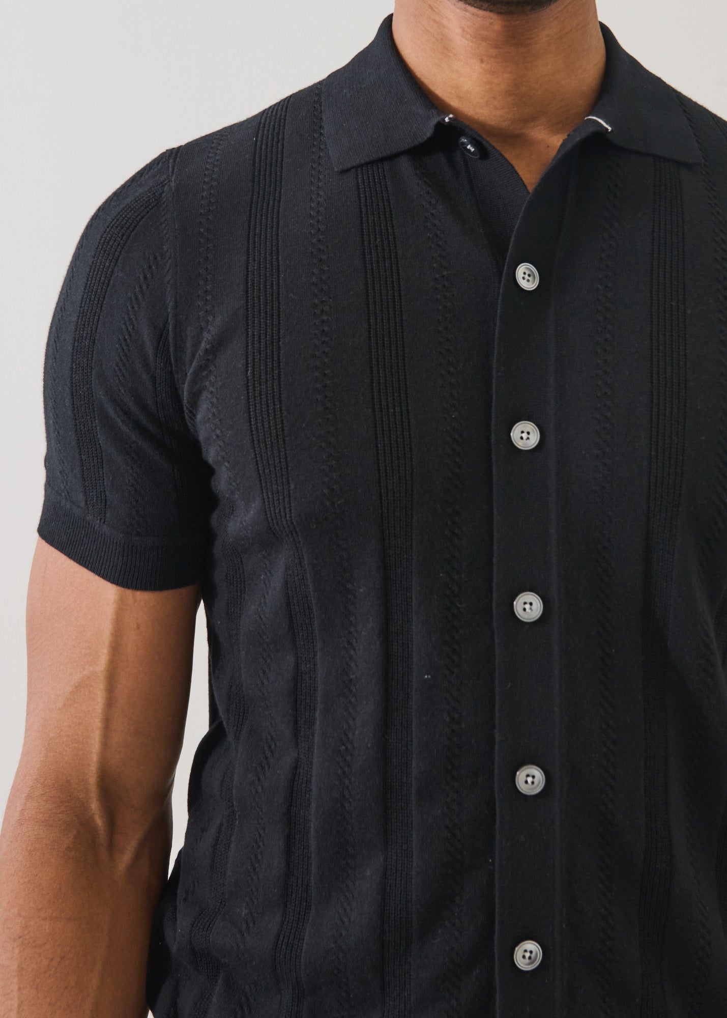 Cotton Cashmere Knit Shirt - PATRICK ASSARAF