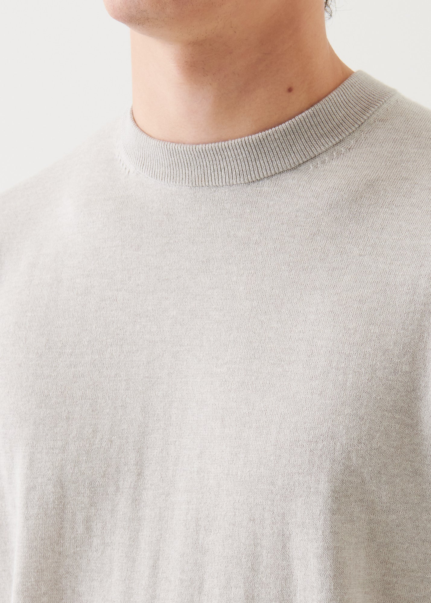 Cotton Cashmere Blend Crewneck