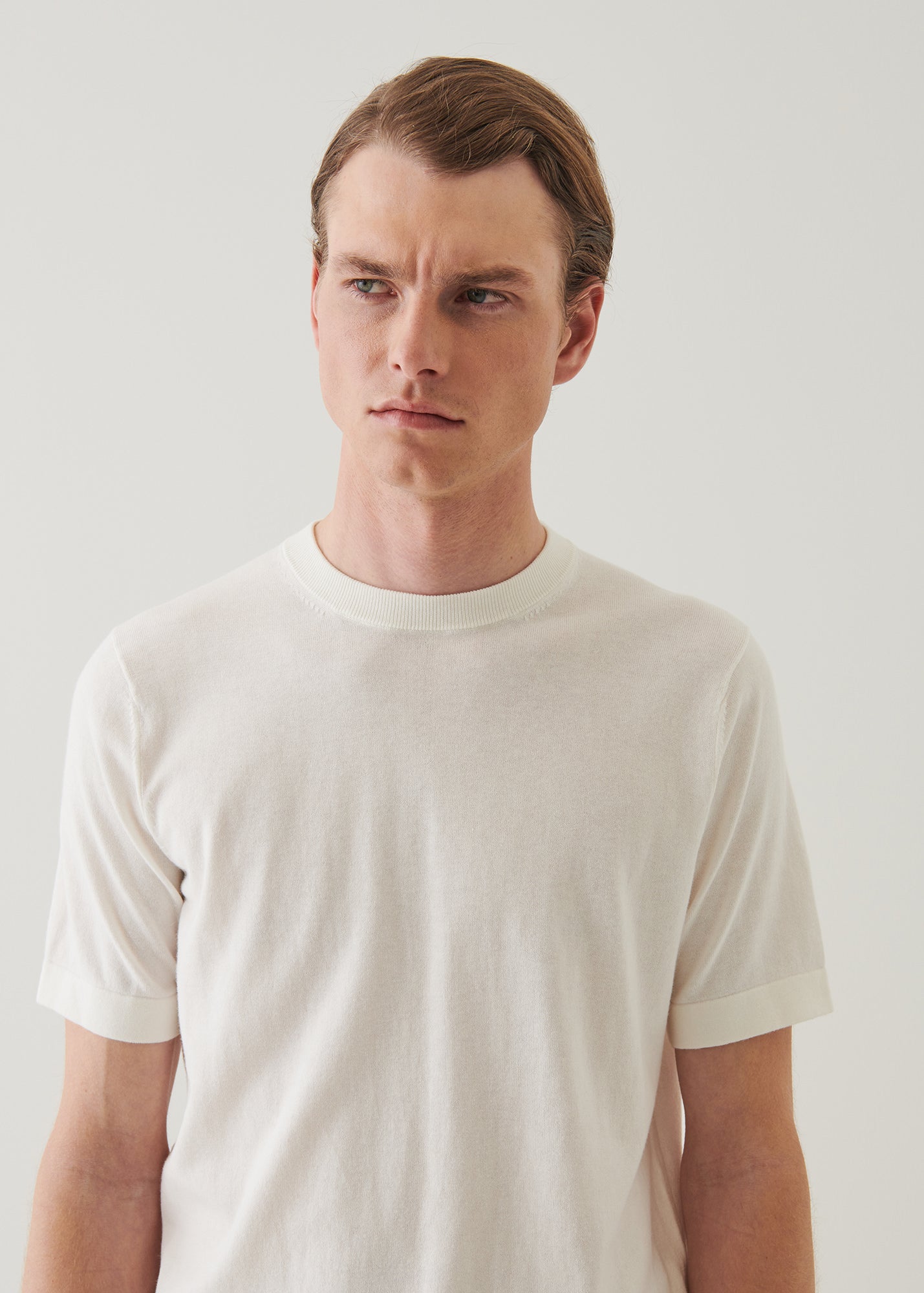 Cotton Cashmere Blend Crewneck