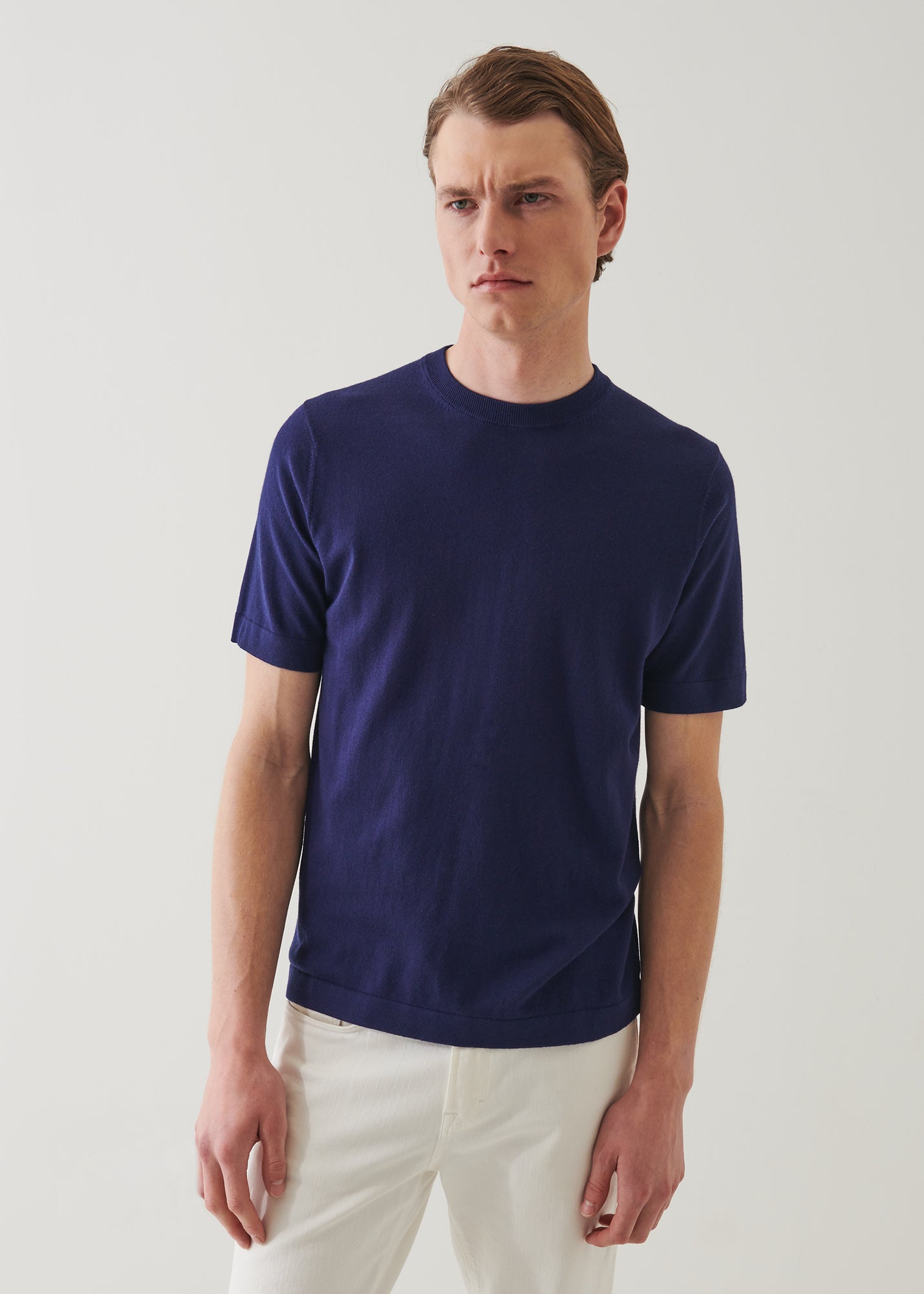 Cotton Cashmere Blend Crewneck