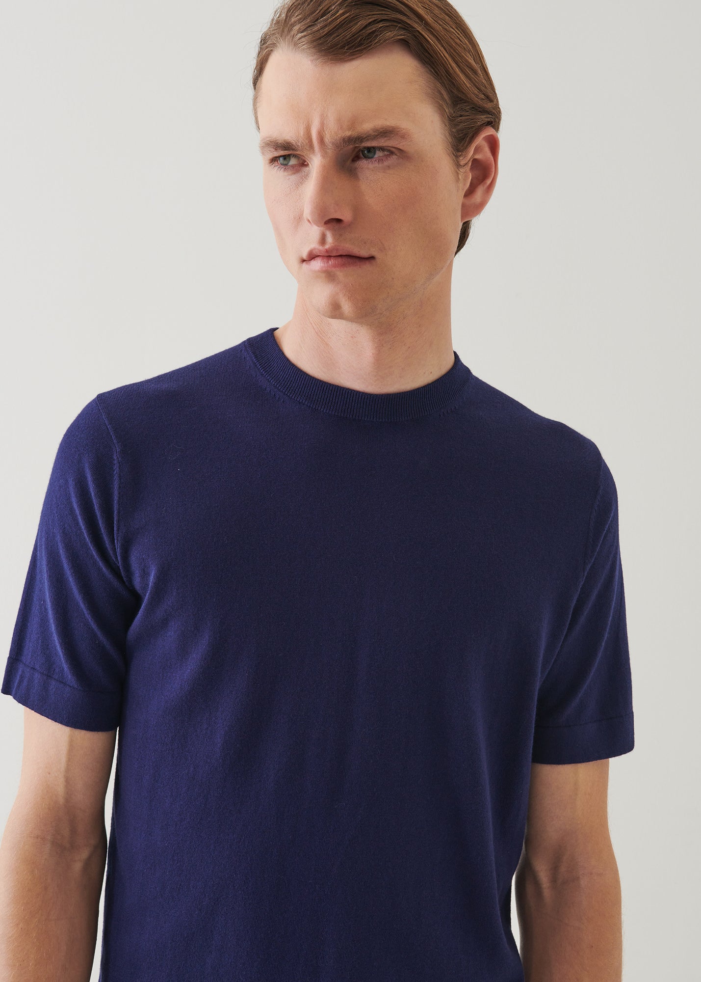 Cotton Cashmere Blend Crewneck