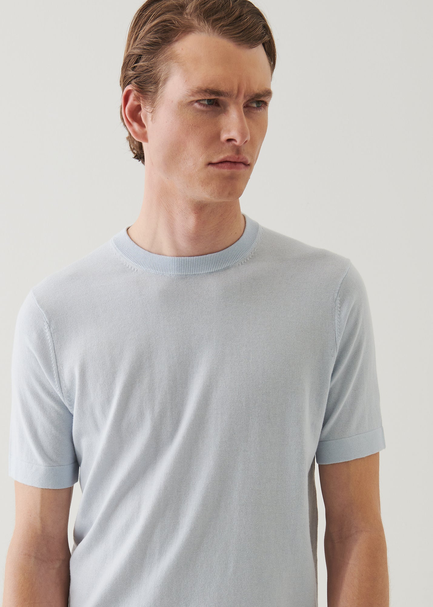 Cotton Cashmere Blend Crewneck