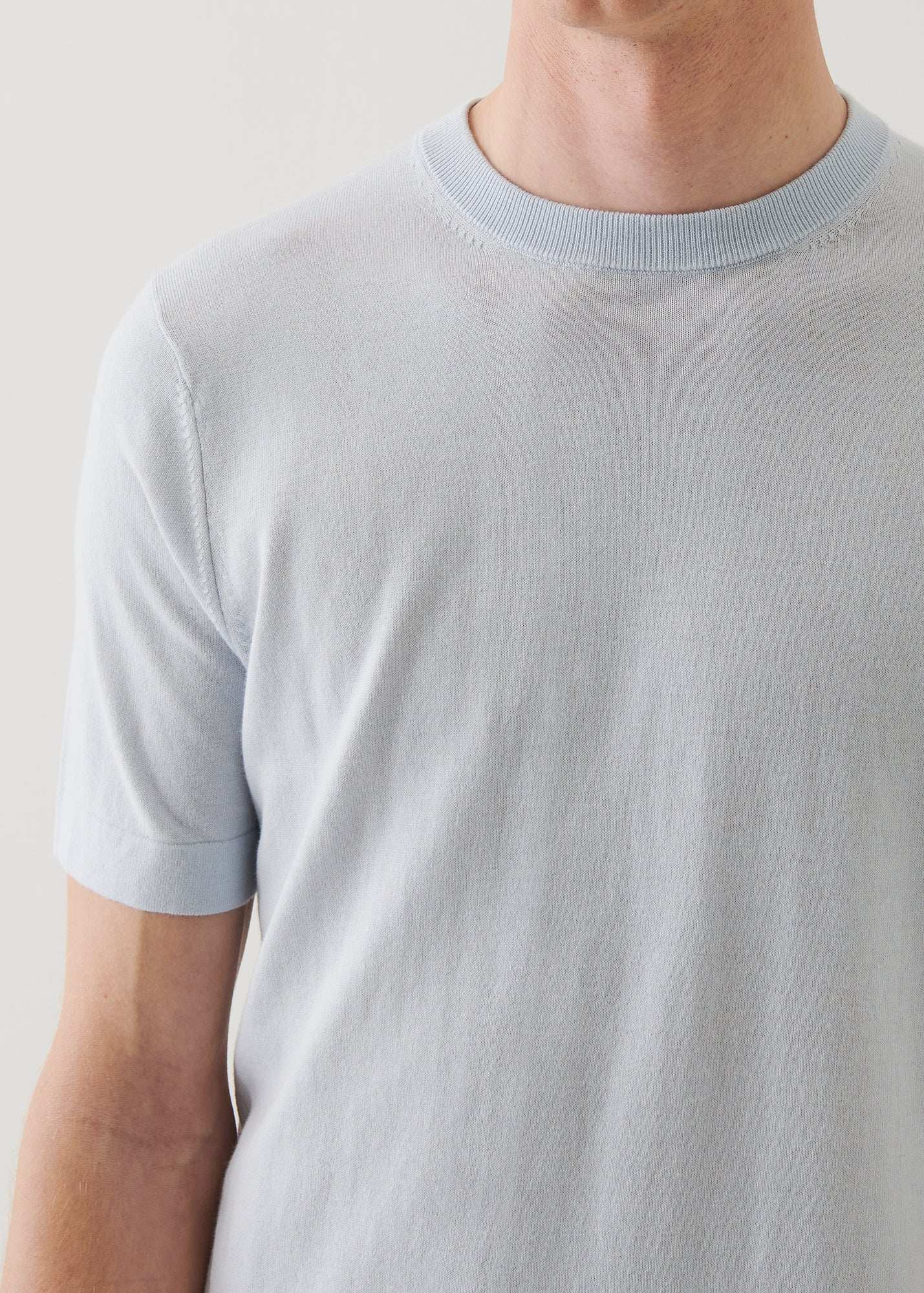 Cotton Cashmere Blend Crewneck