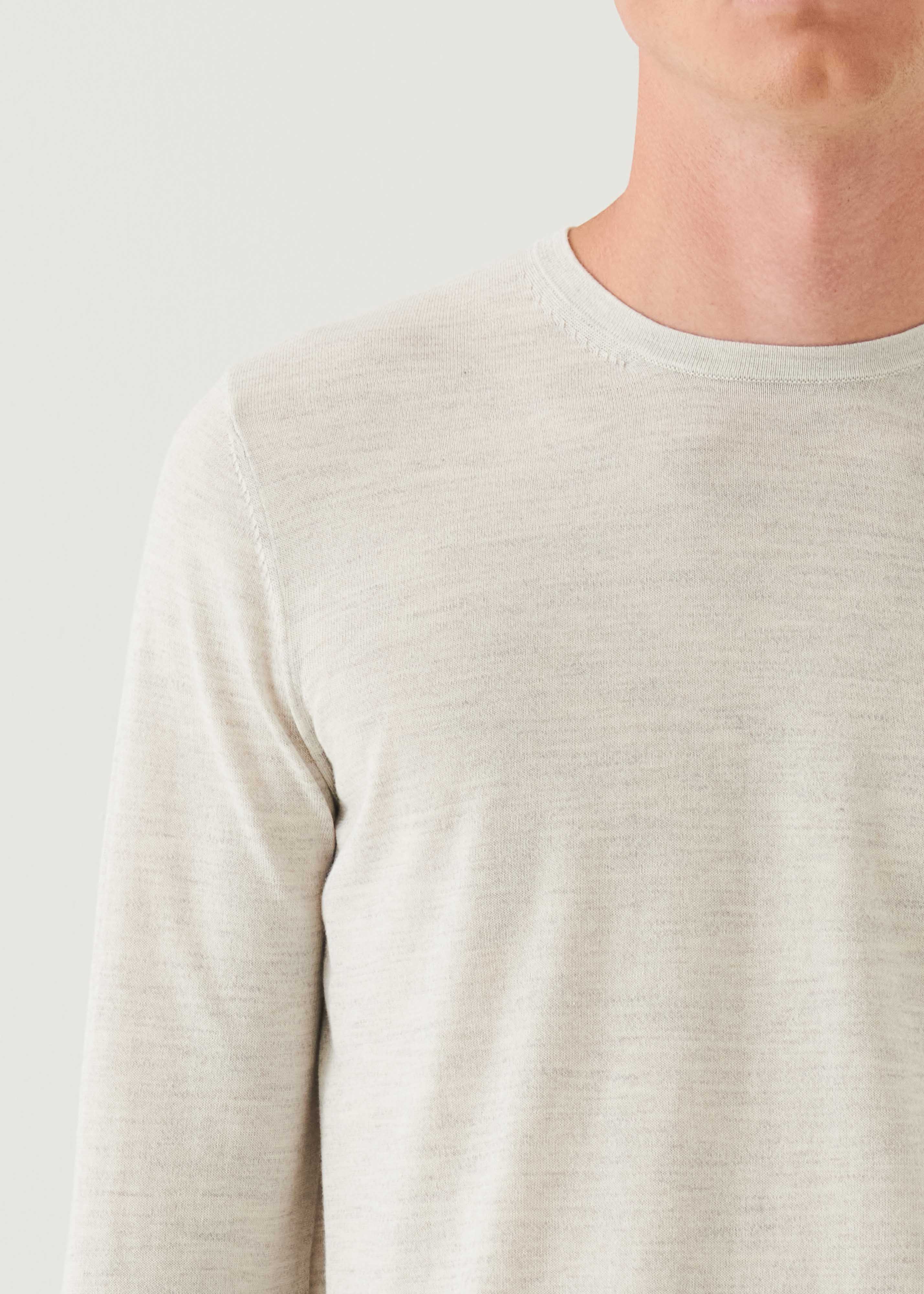 Cotton Cupro Crewneck - PATRICK ASSARAF