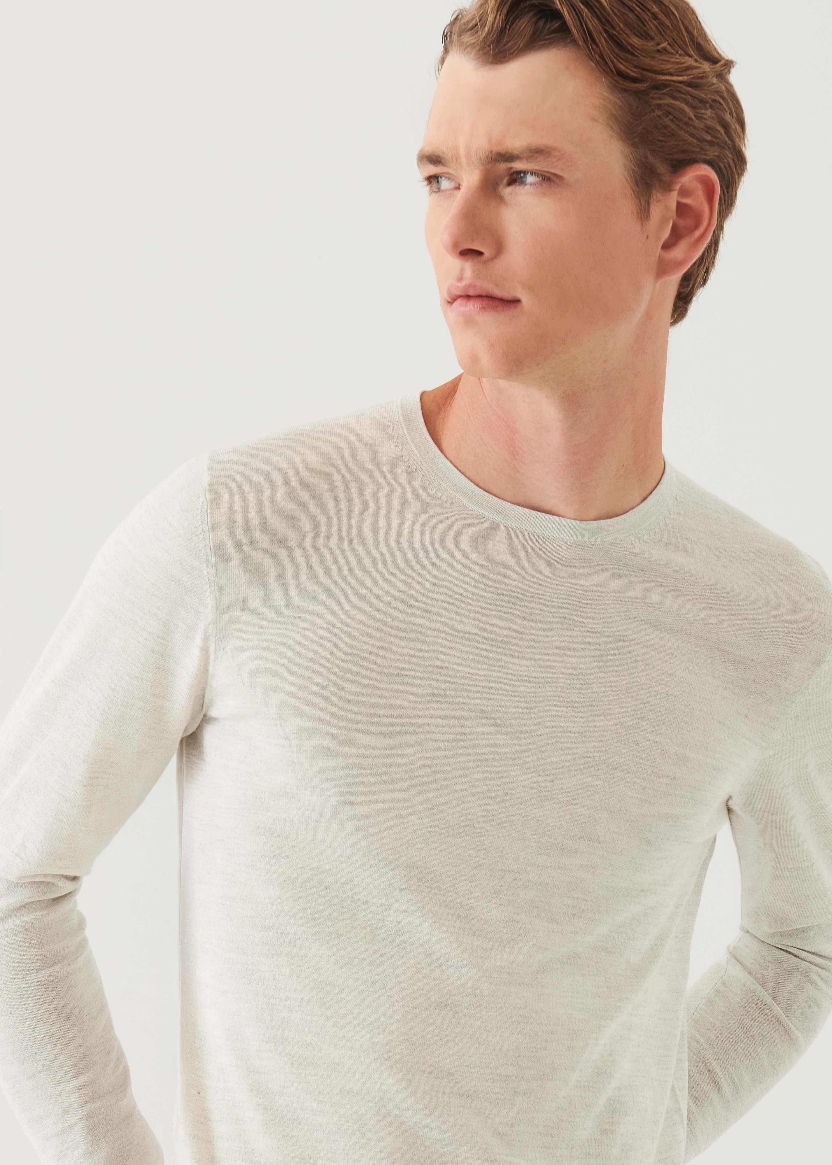 Cotton Cupro Crewneck - PATRICK ASSARAF