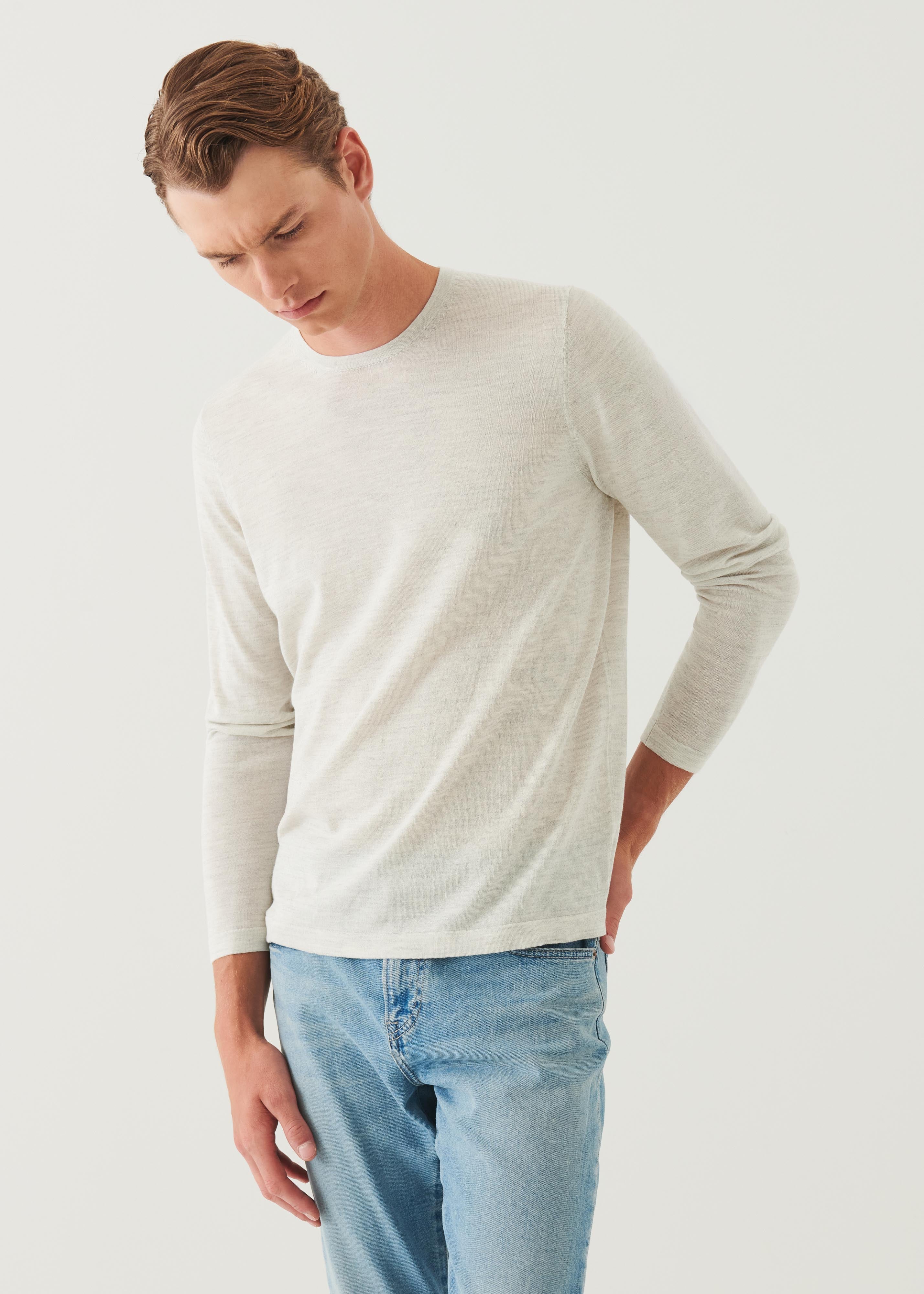 Cotton Cupro Crewneck - PATRICK ASSARAF