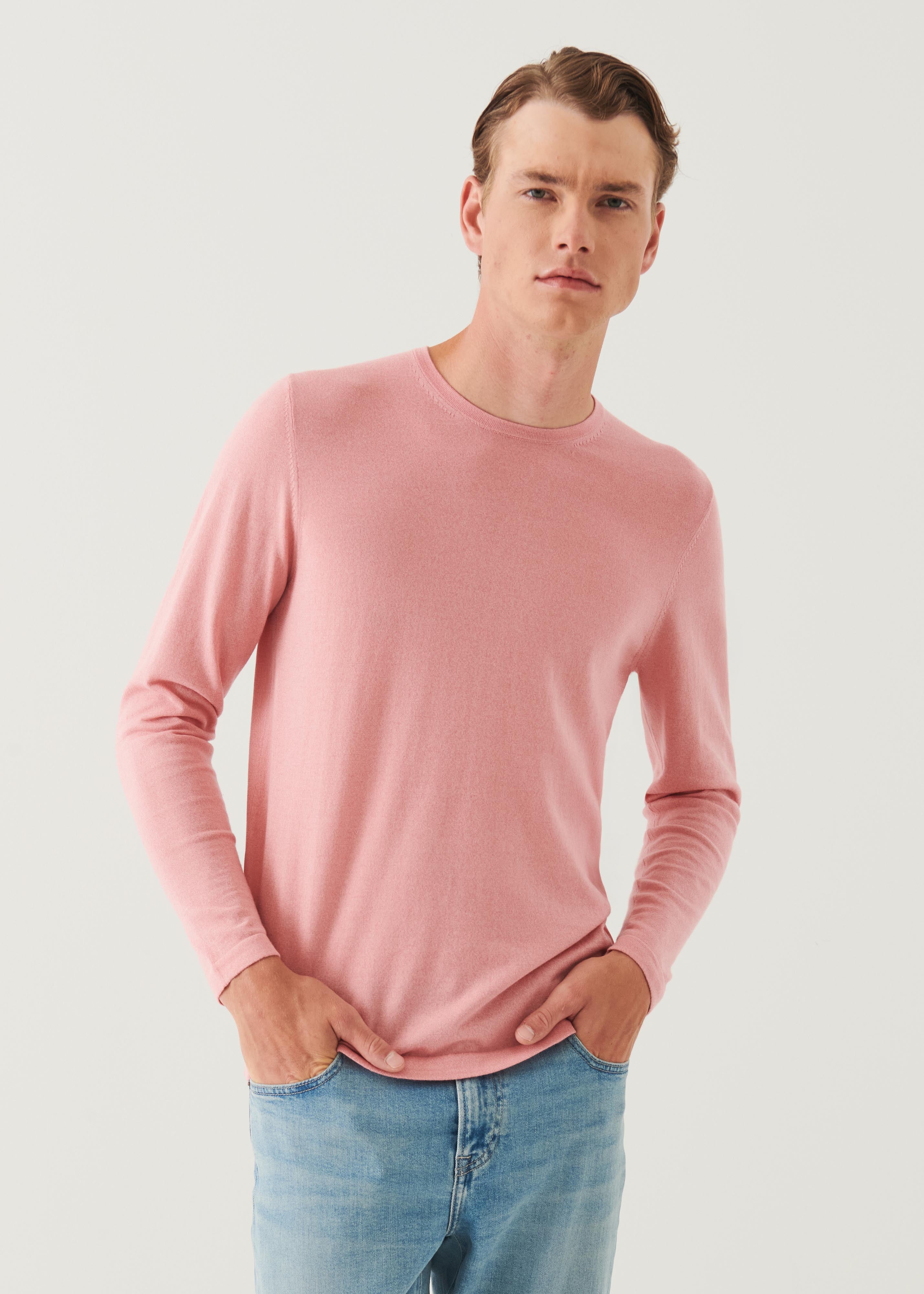Cotton Cupro Crewneck