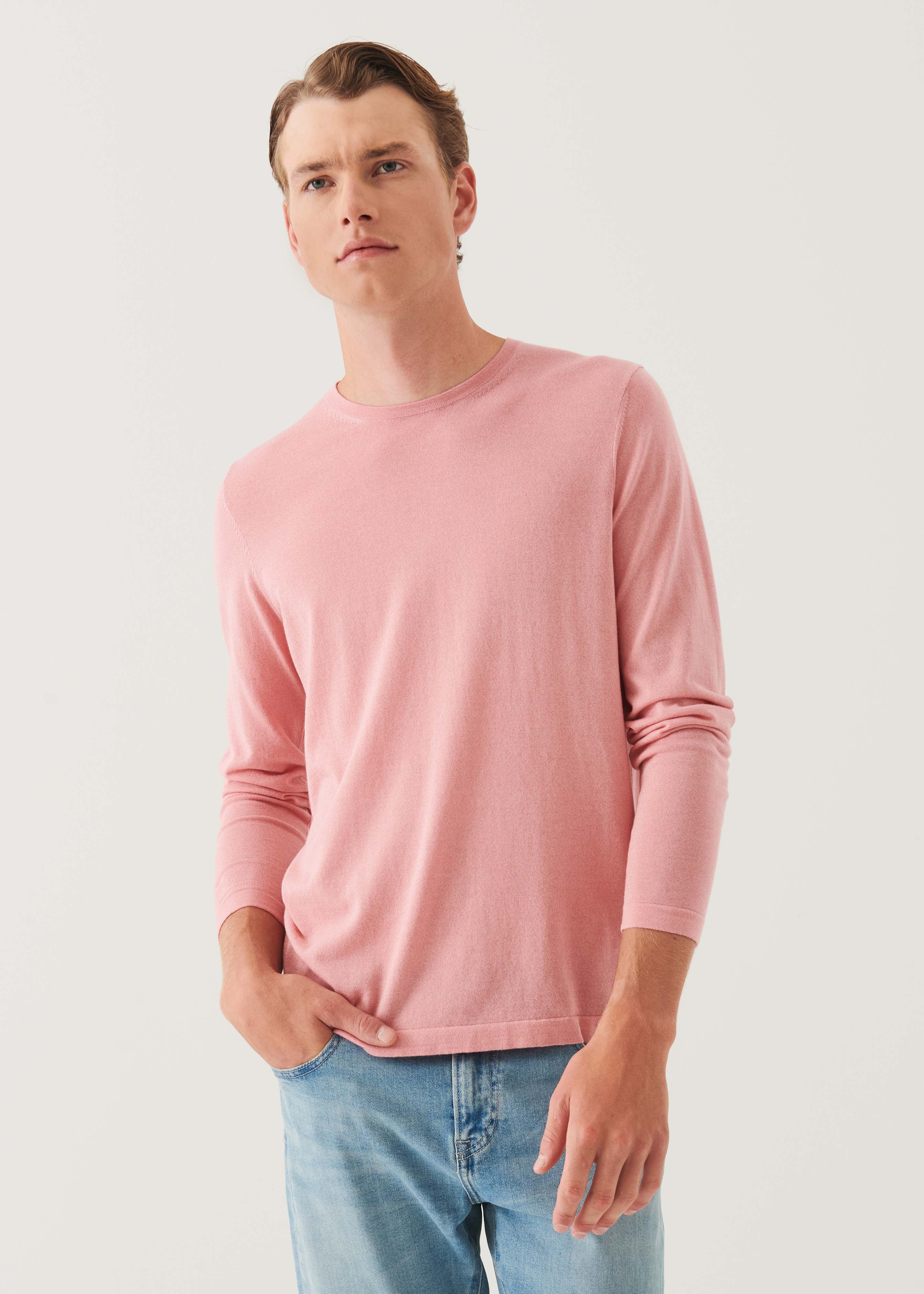Cotton Cupro Crewneck