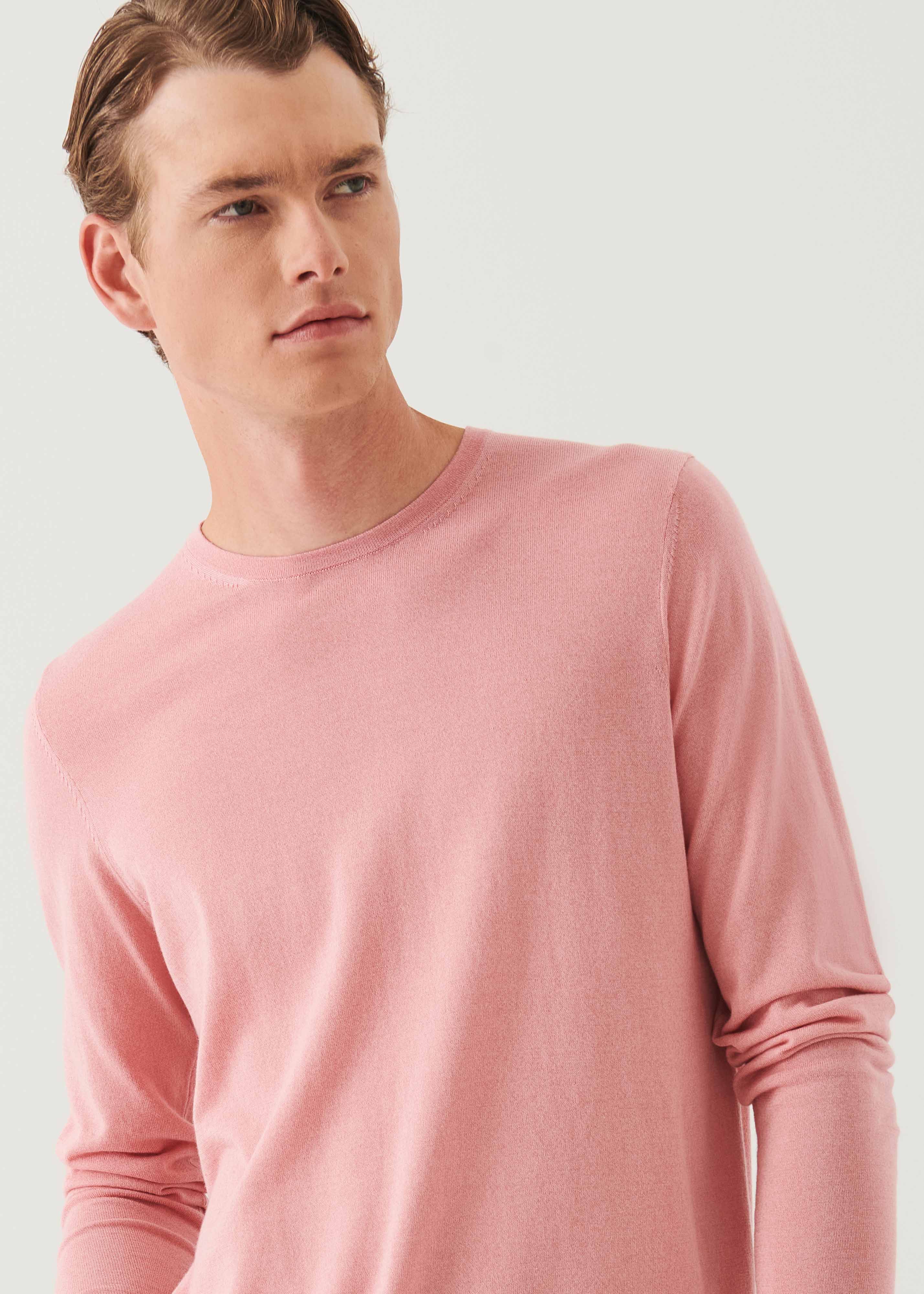 Cotton Cupro Crewneck
