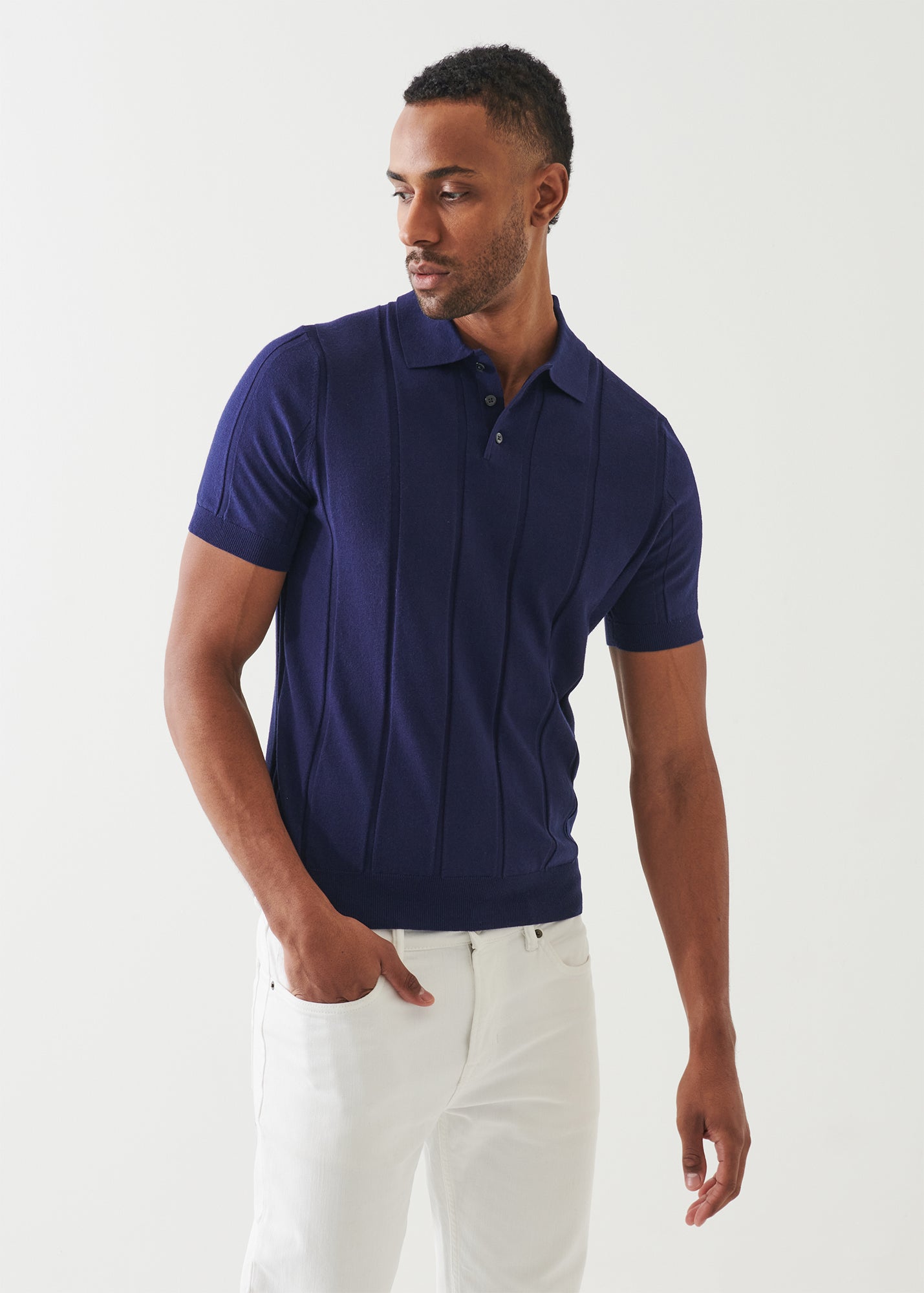 Cotton Cashmere Blend Polo - PATRICK ASSARAF
