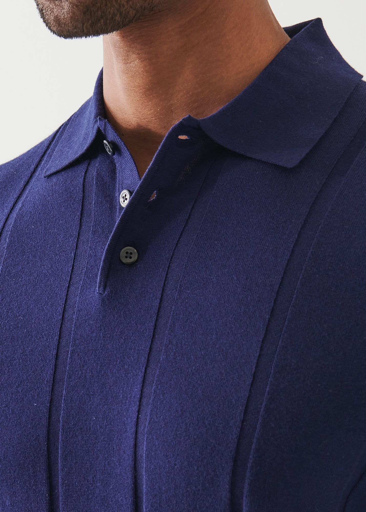 Cotton Cashmere Blend Polo - PATRICK ASSARAF