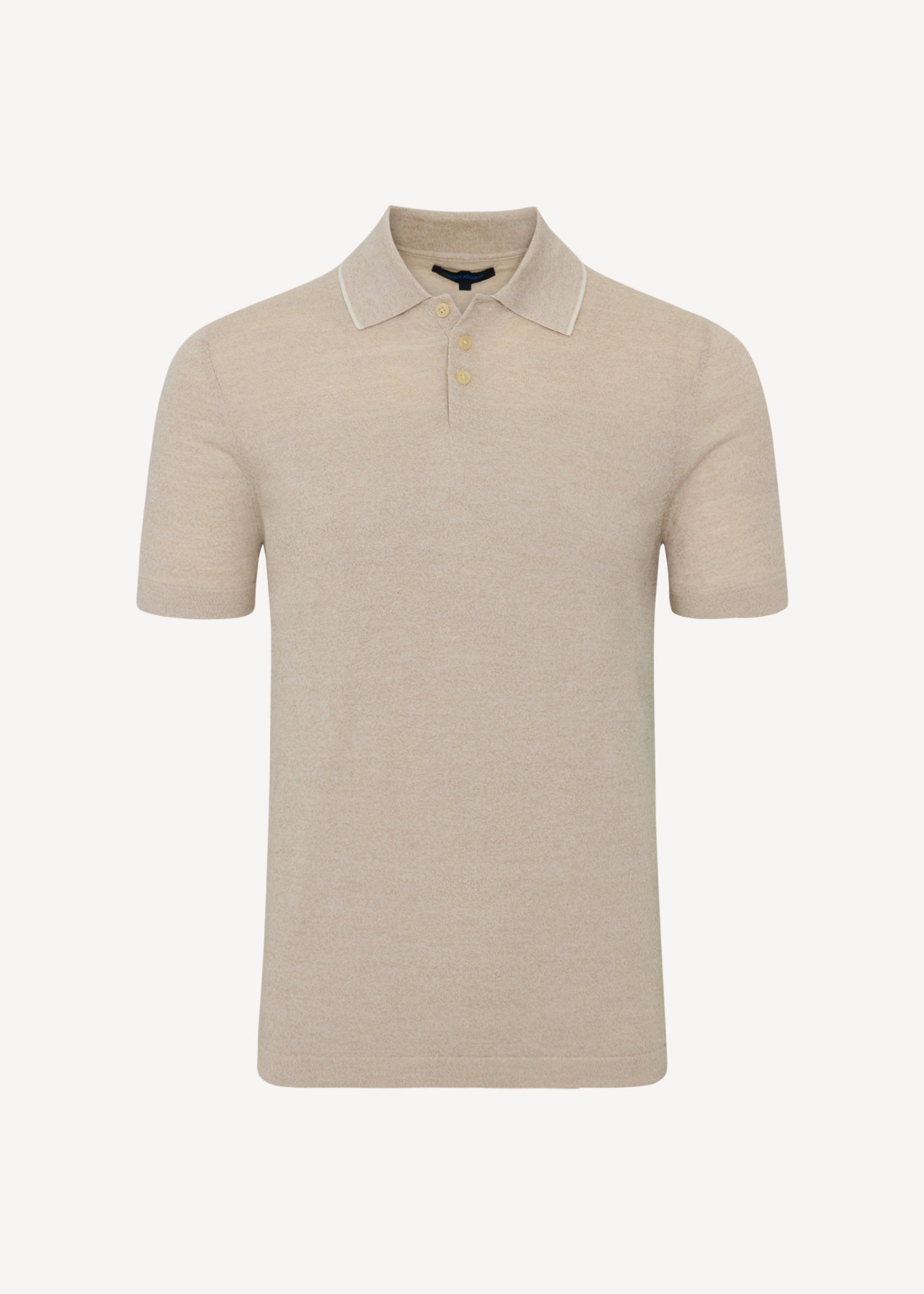 Cotton-Cupro Short Sleeve Tipped Polo - PATRICK ASSARAF
