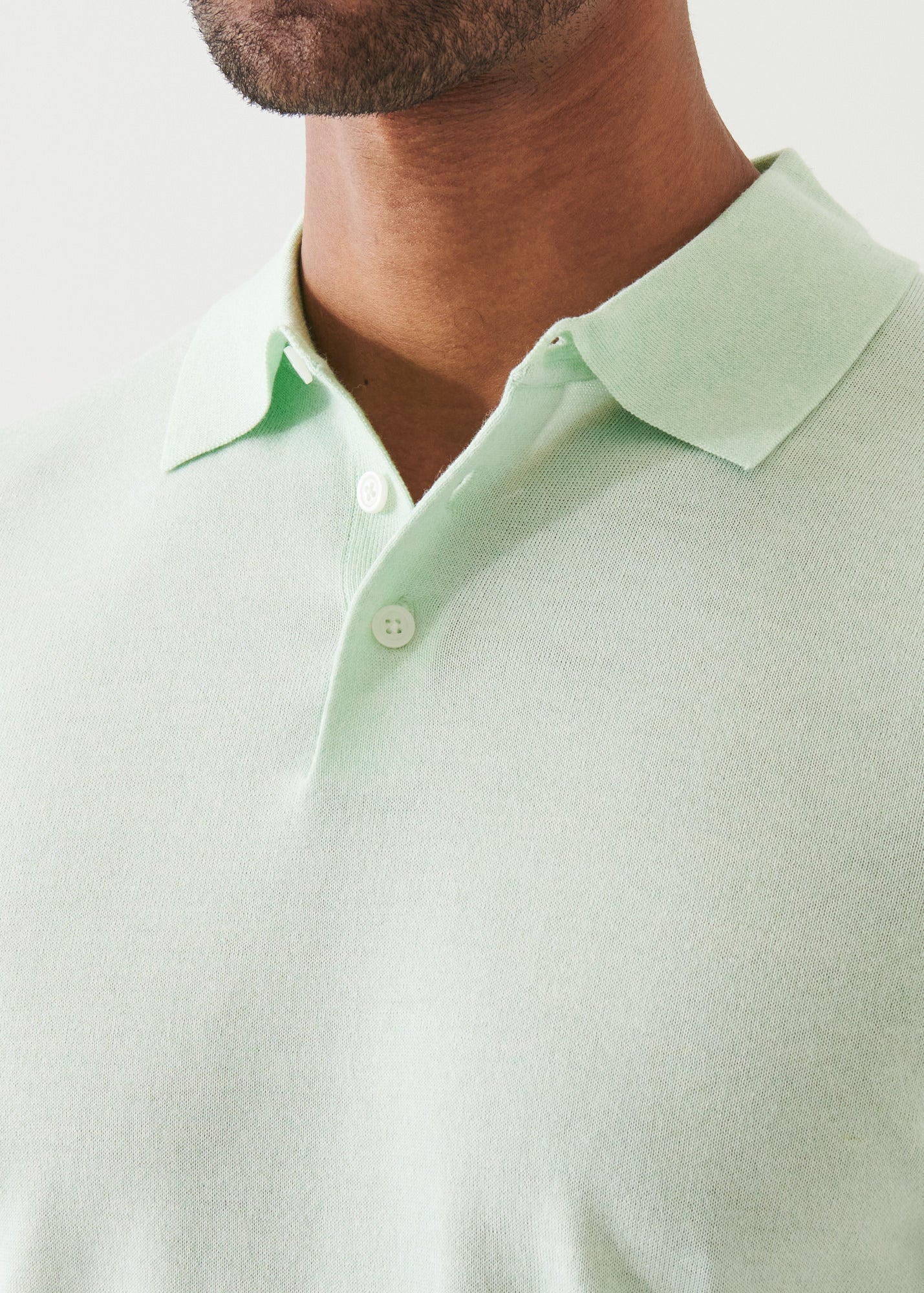 Cotton Cupro Button Polo