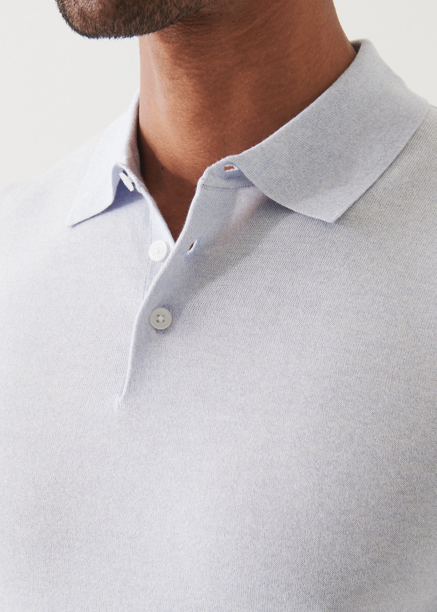 Cotton Cupro Button Polo