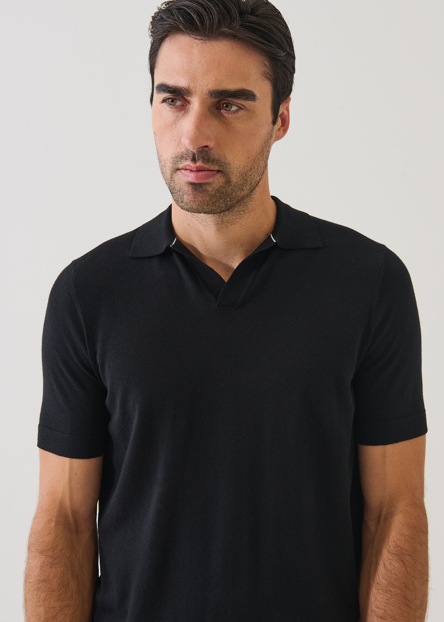 Cotton-Cupro Open Polo