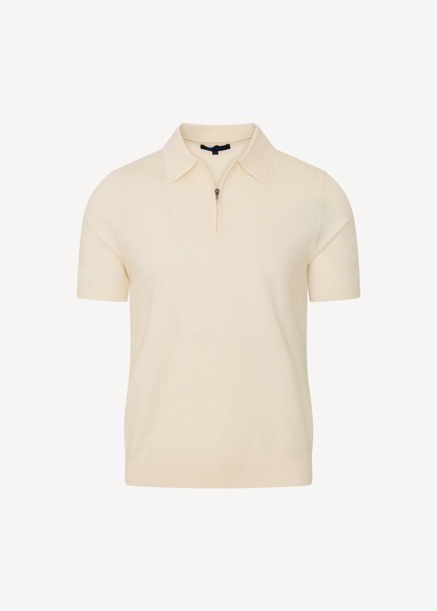 Cotton Blend Zip Polo - PATRICK ASSARAF