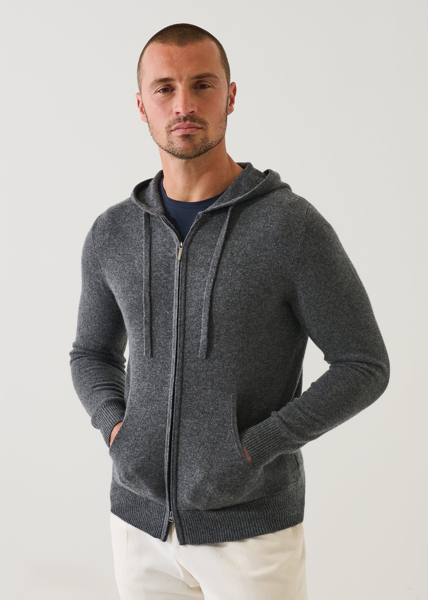Nano Cashmere Full Zip Hoodie