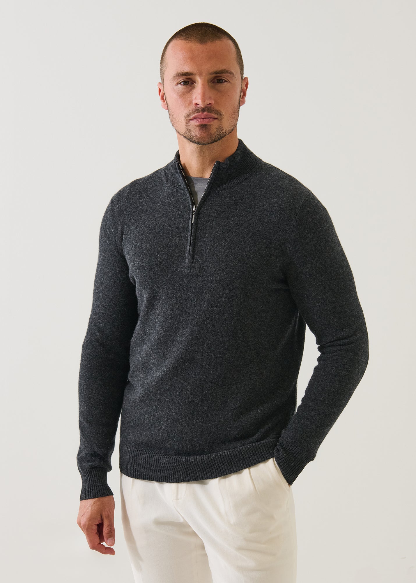Nano Cashmere Quarter Zip