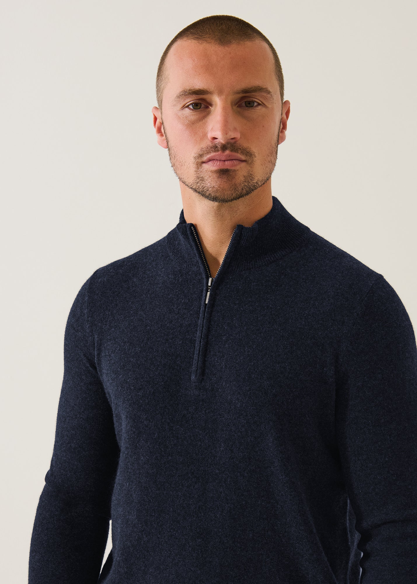 Nano Cashmere Quarter Zip
